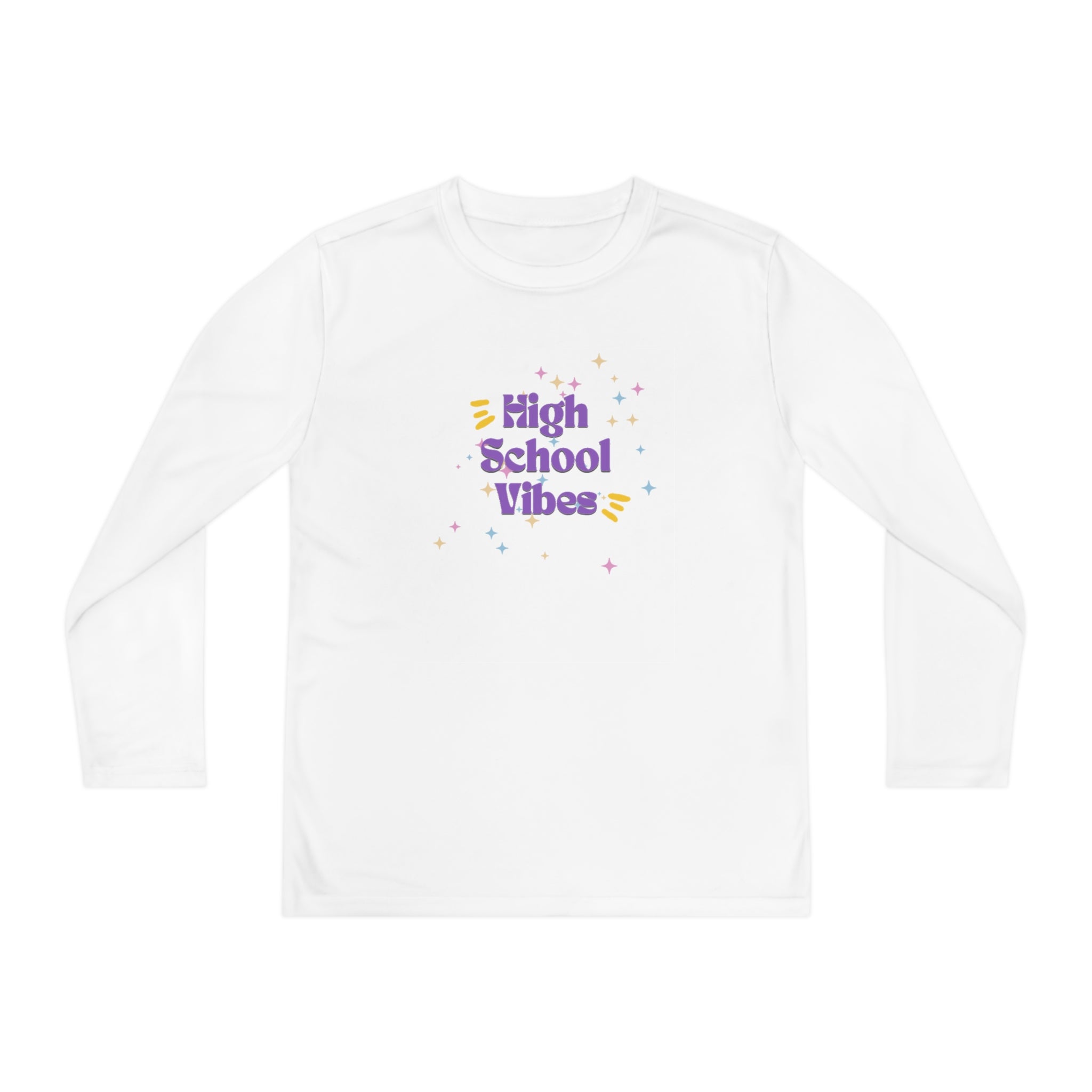 High School Vibes Youth Long Sleeve Competitor Tee