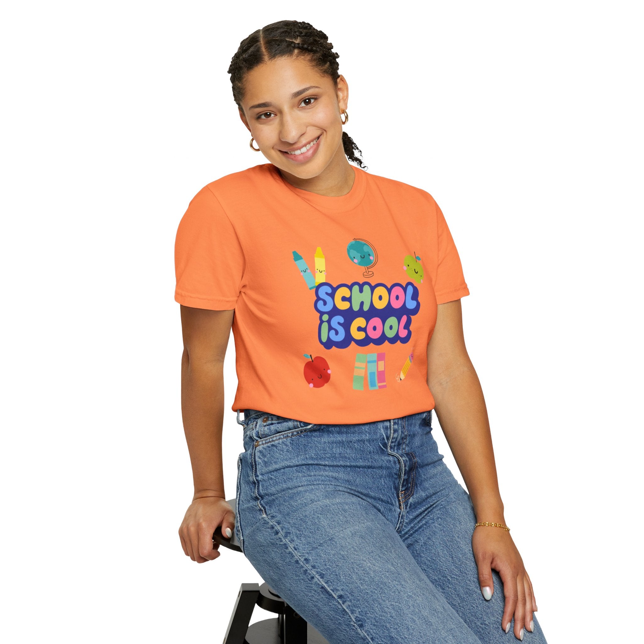 School Is Cool Unisex Garment-Dyed T-shirt