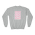 XOXO Youth Crewneck Sweatshirt
