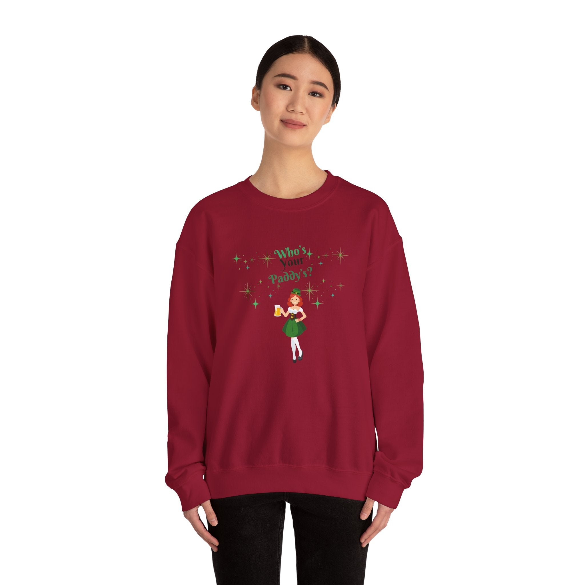Who's Your Paddy's? Unisex Crewneck Sweatshirt - Perfect for St. Patrick's Day Celebrations