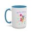Little Miss April Fool's  Day Accent Coffee Mug - Fun & Whimsical 11oz/15oz
