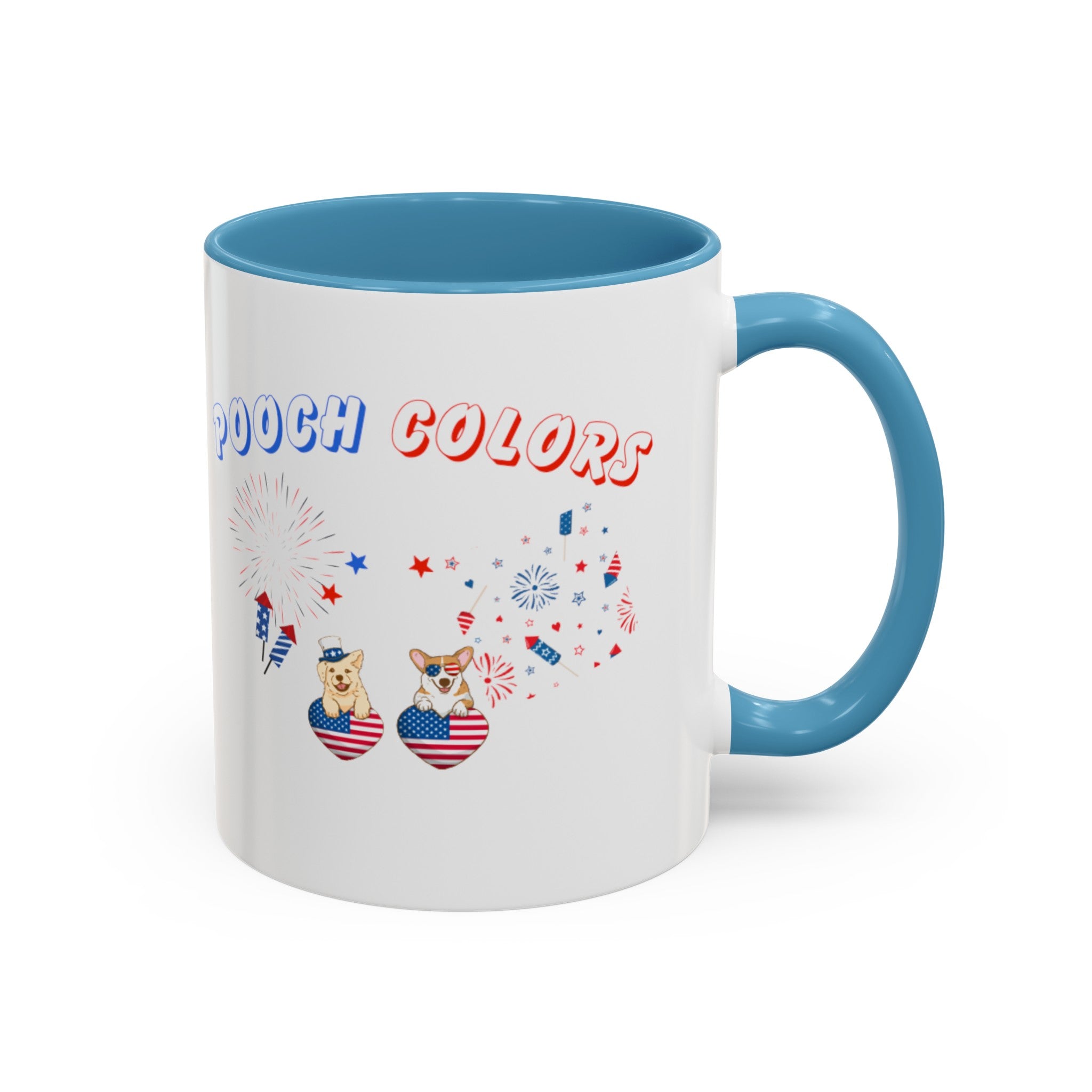 Pooch Colors Accent Coffee Mug (11, 15oz)