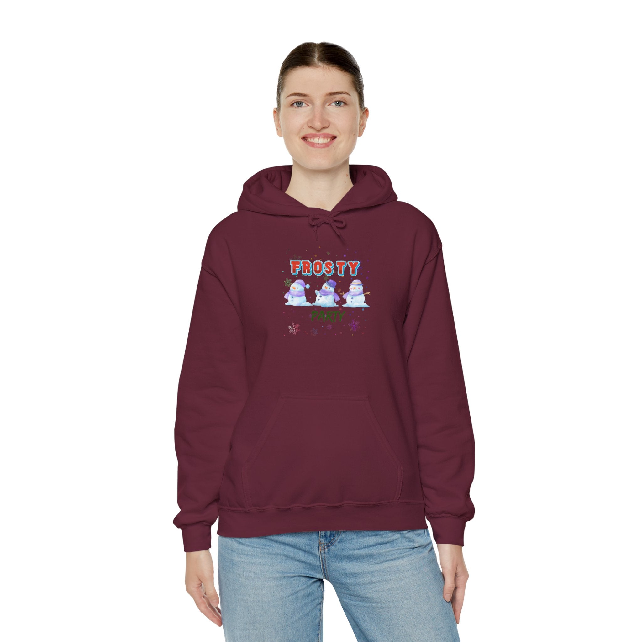 Frosty Party Unisex Heavy Blend™ Hooded Sweatshirt