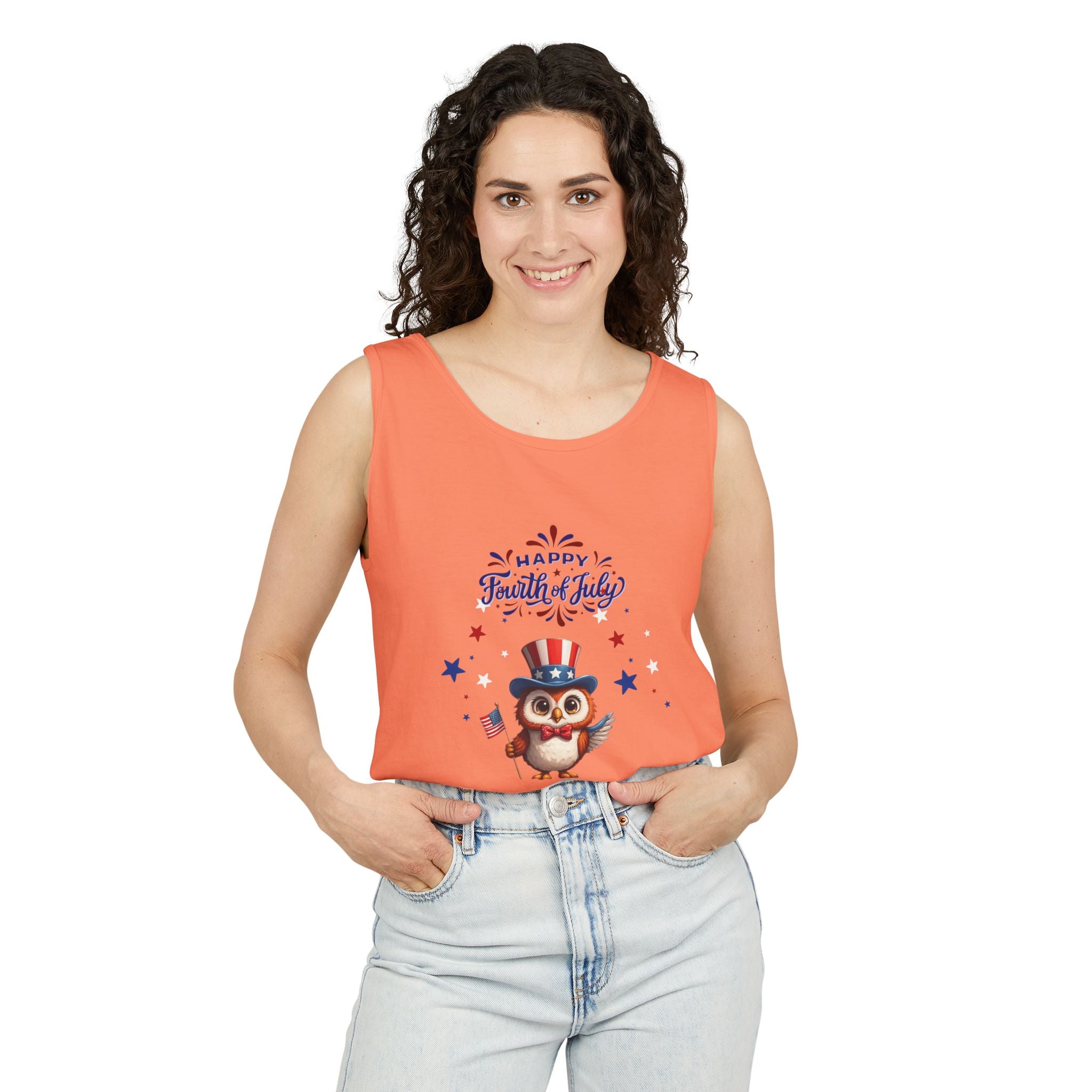American Eagle Happy 4th of July Tank Top