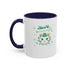 Kiss Me I'm Irish Cat  Accent Mug