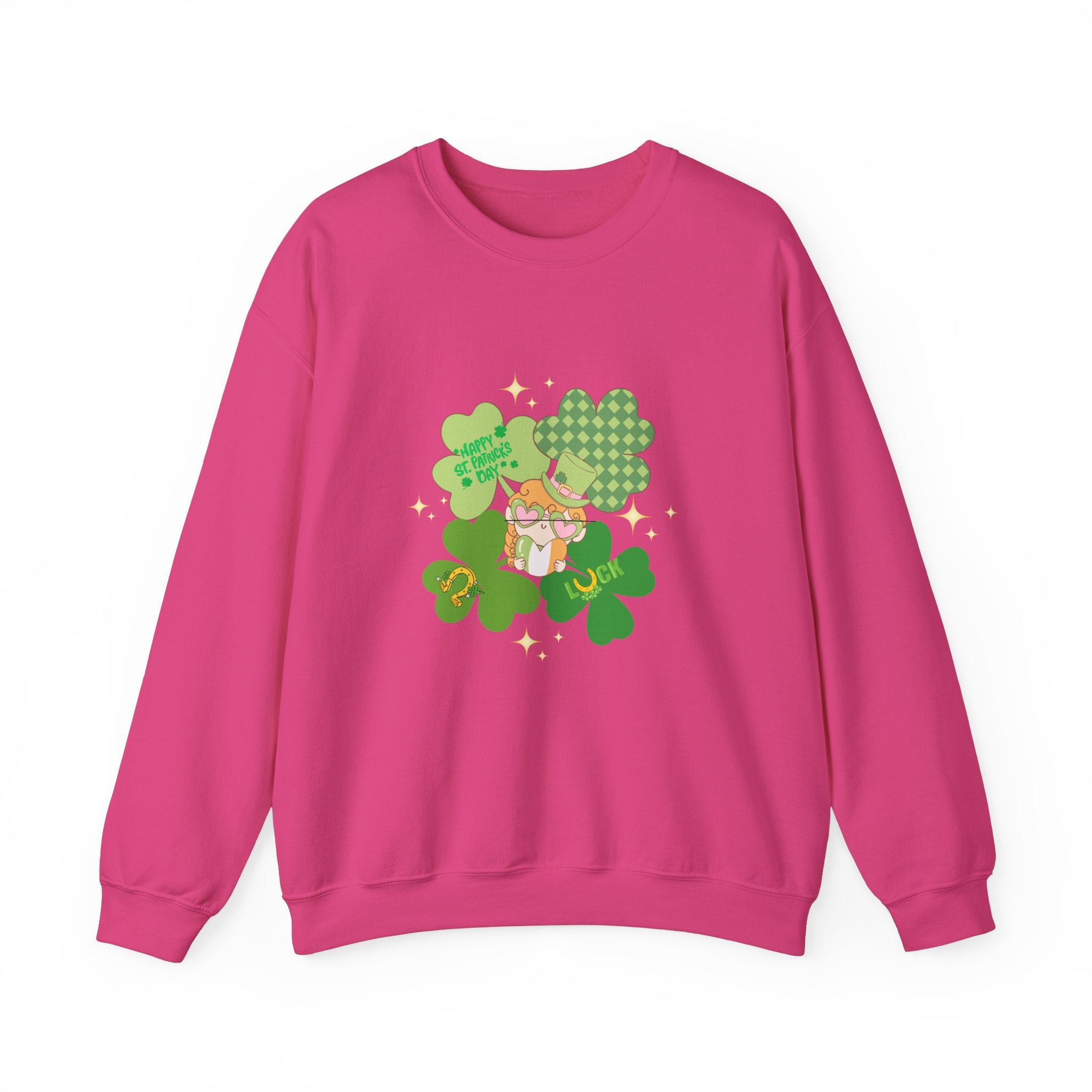 Retro St. Paddy's Day Unisex Heavy Blend™ Crewneck Sweatshirt