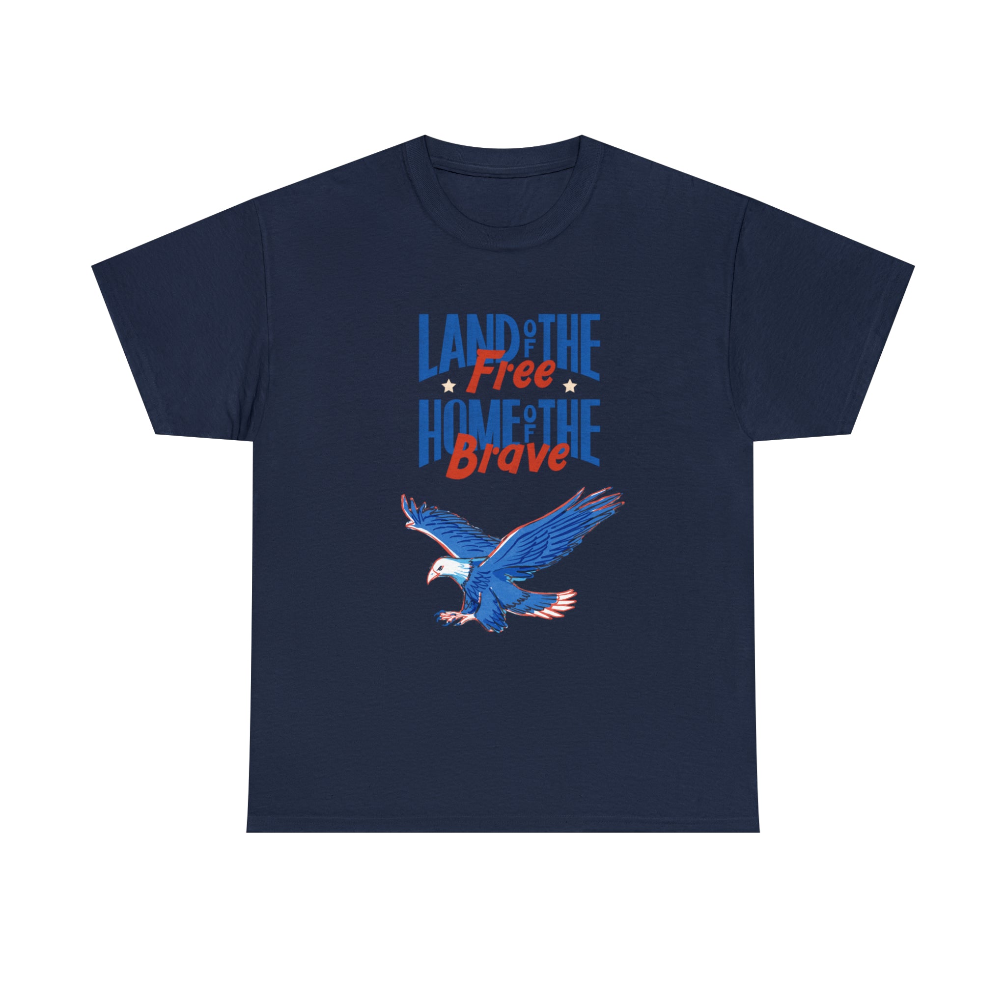 Land Of The Free Home Of The Brave Unisex Heavy Cotton Tee