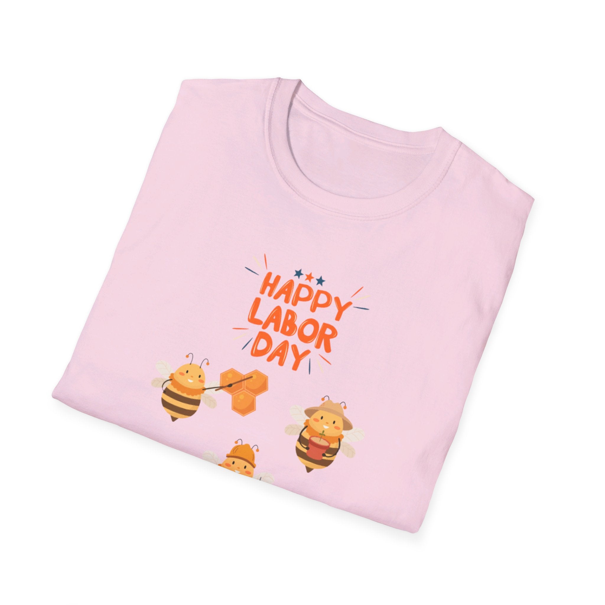 Bee Labor Day Unisex Softstyle T-Shirt