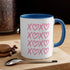 XOXO Accent Coffee Mug, 11oz