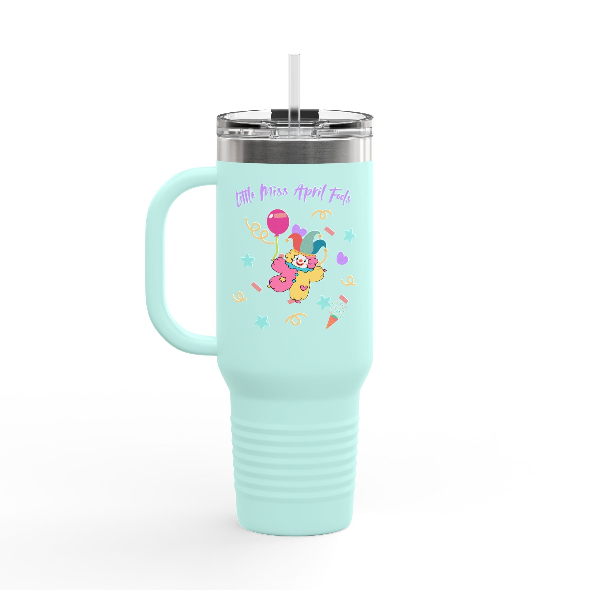 Little Miss April Fool's Day Insulated Travel Mug