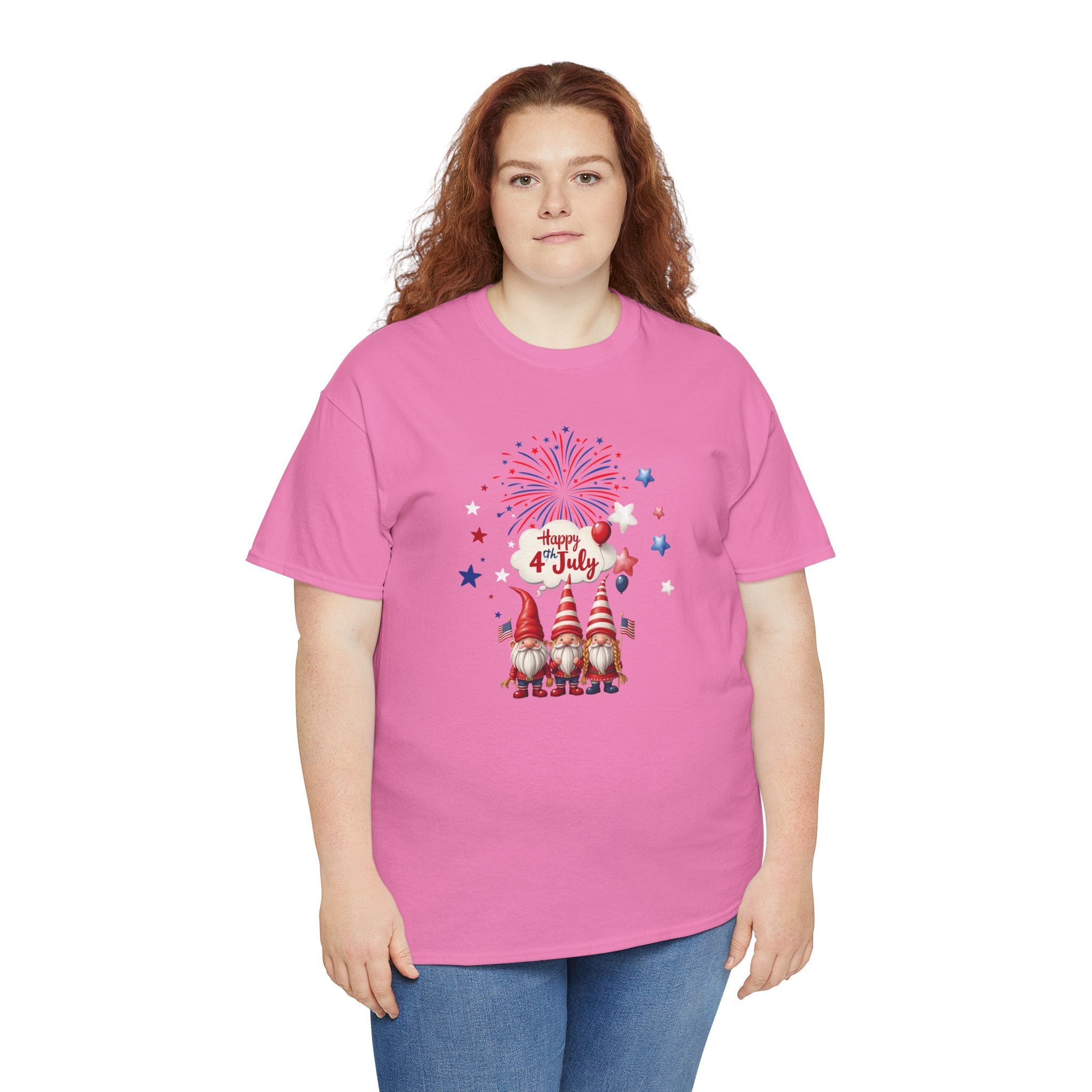 Gnome 4th of July Unisex Heavy Common Tee