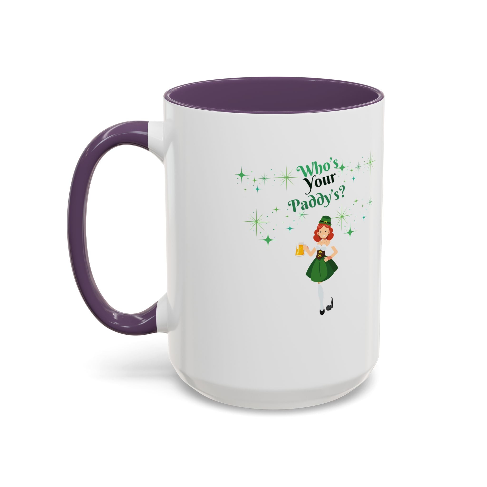 Who's Your Paddy's? Accent Coffee Mug