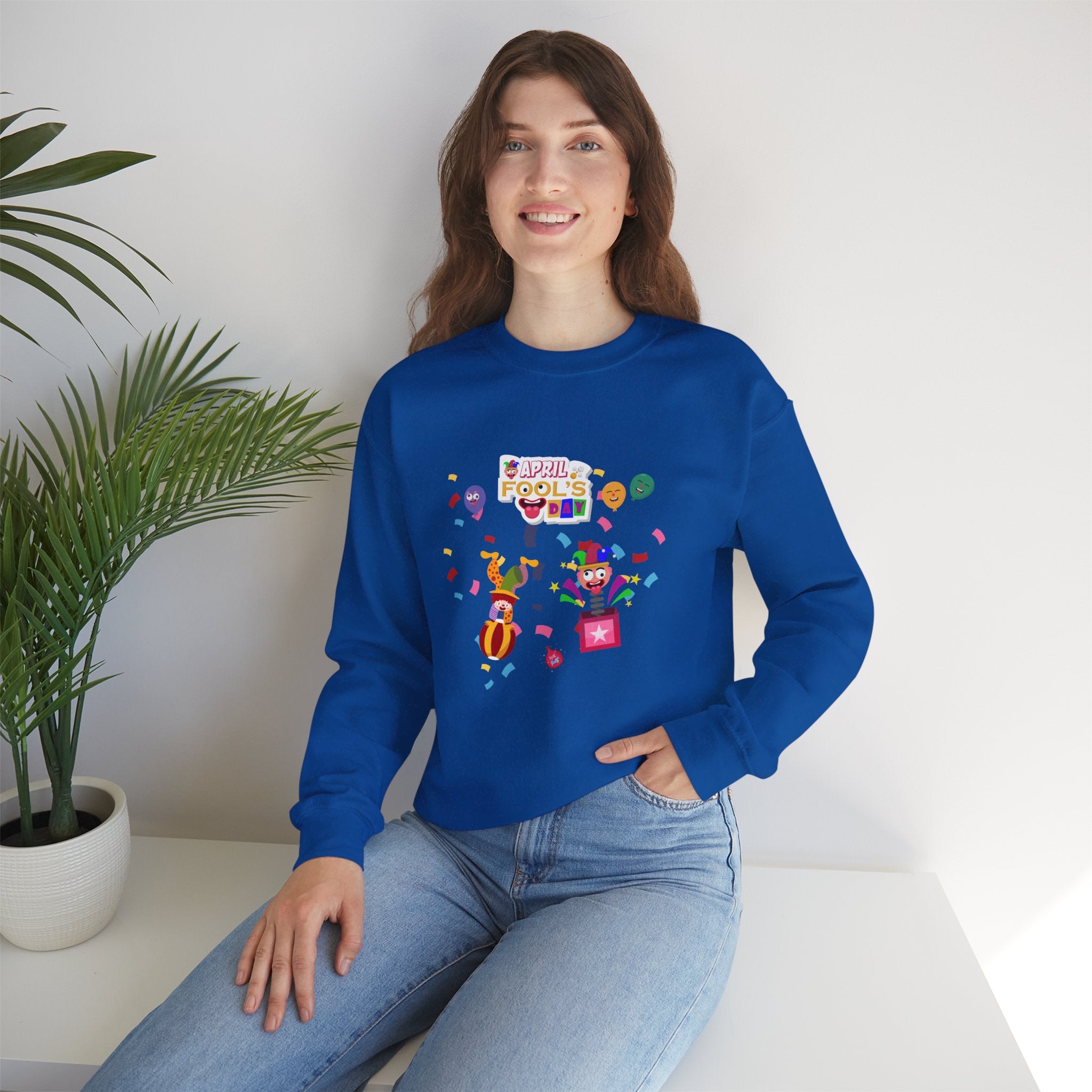 All April Fool's Day Fun Unisex Crewneck Sweatshirt