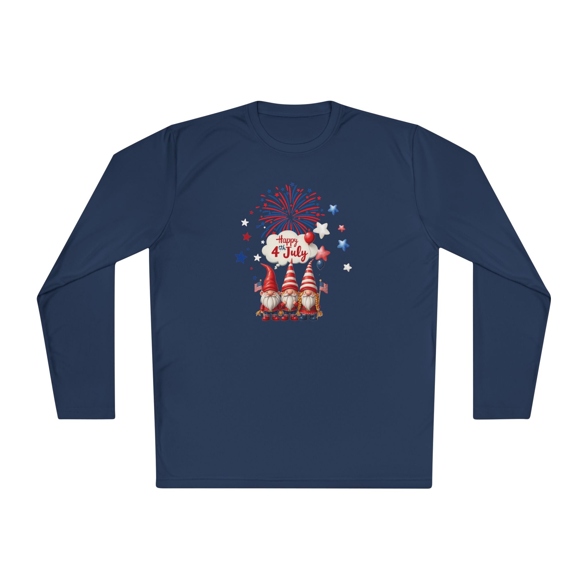 Gnome July 4th  Long Sleeve Tee