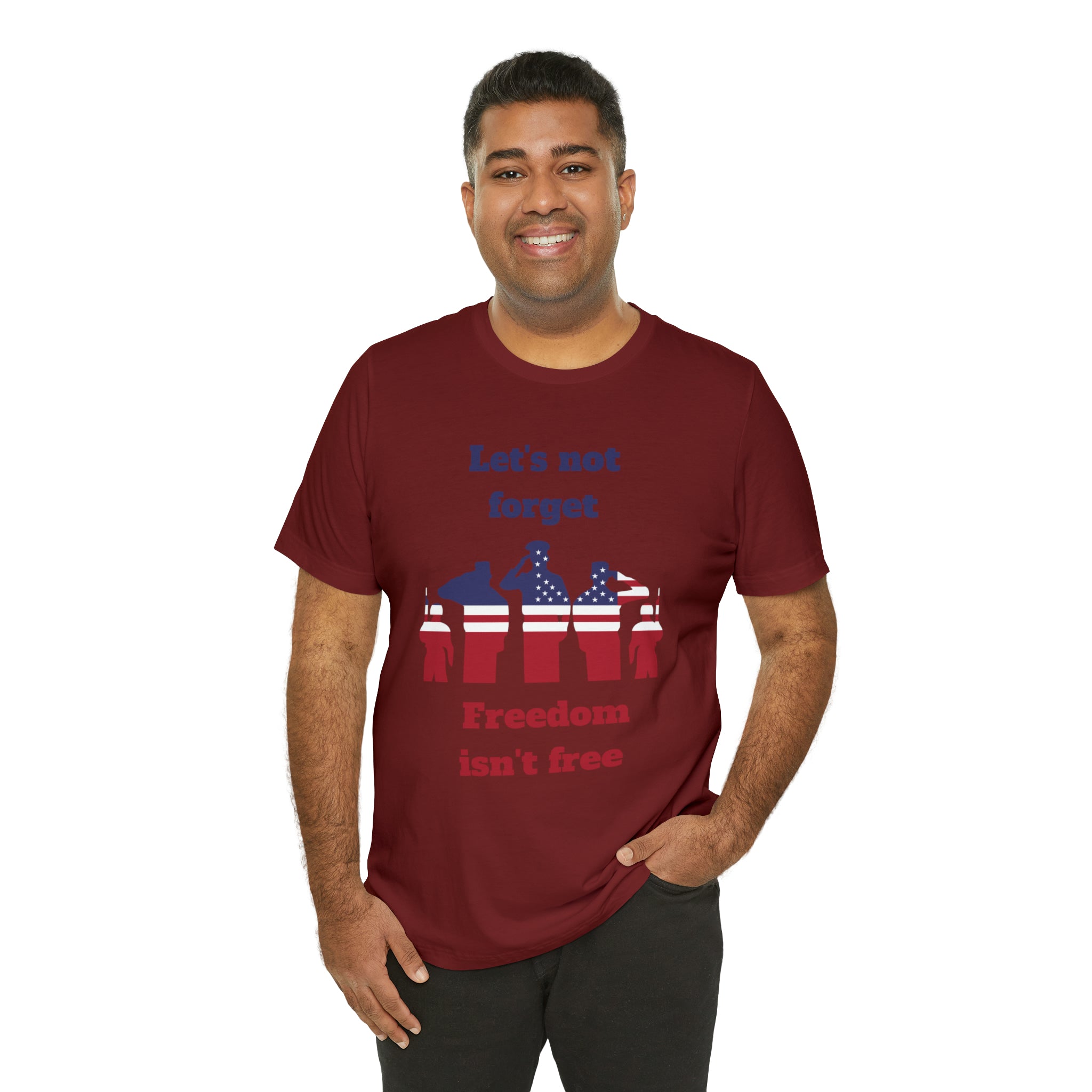 Memorial Day Freedom Is Not Free Unisex Jersey Short Sleeve Tee