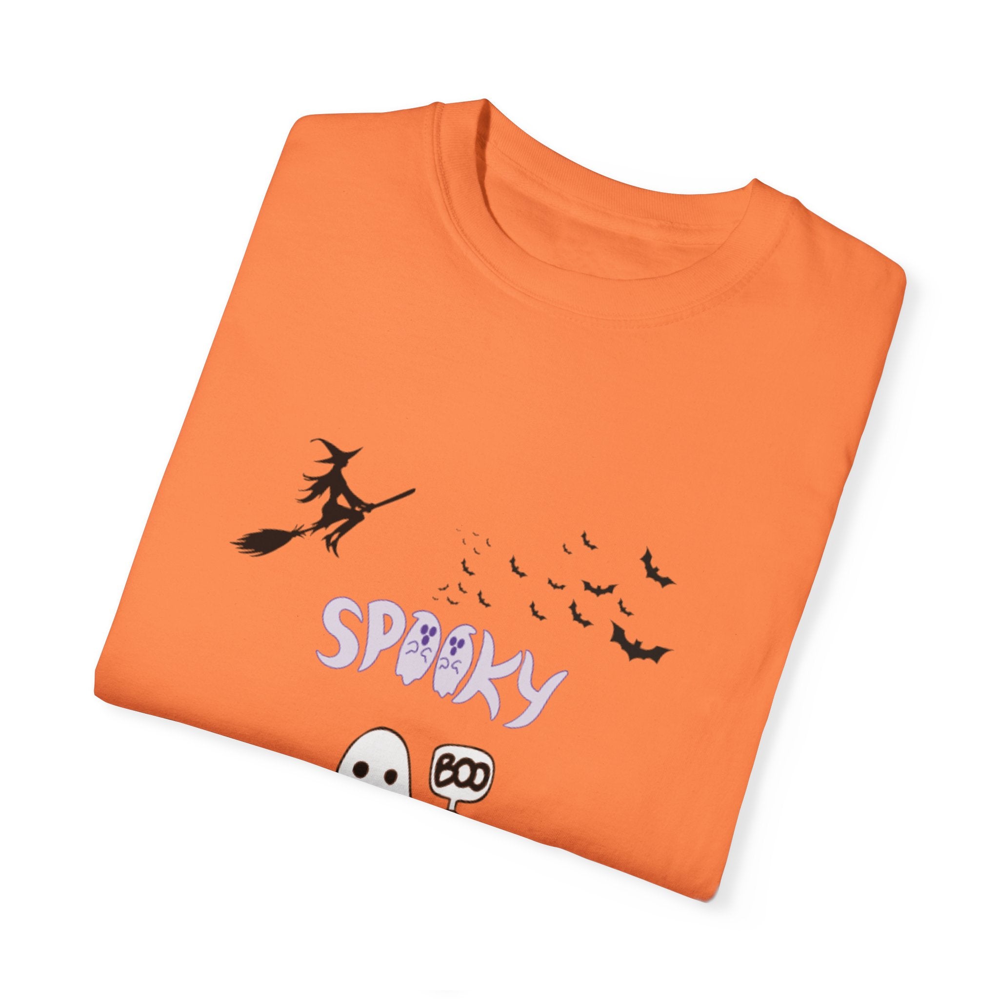 Spooky Boo Unisex Garment-Dyed T-shirt