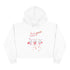 My Bunny Valentine Crop Hoodie