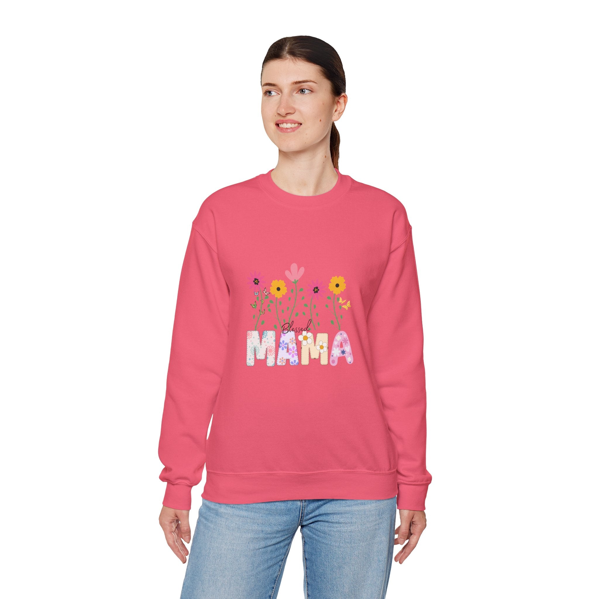 Blessed Mama Crewneck Sweatshirt