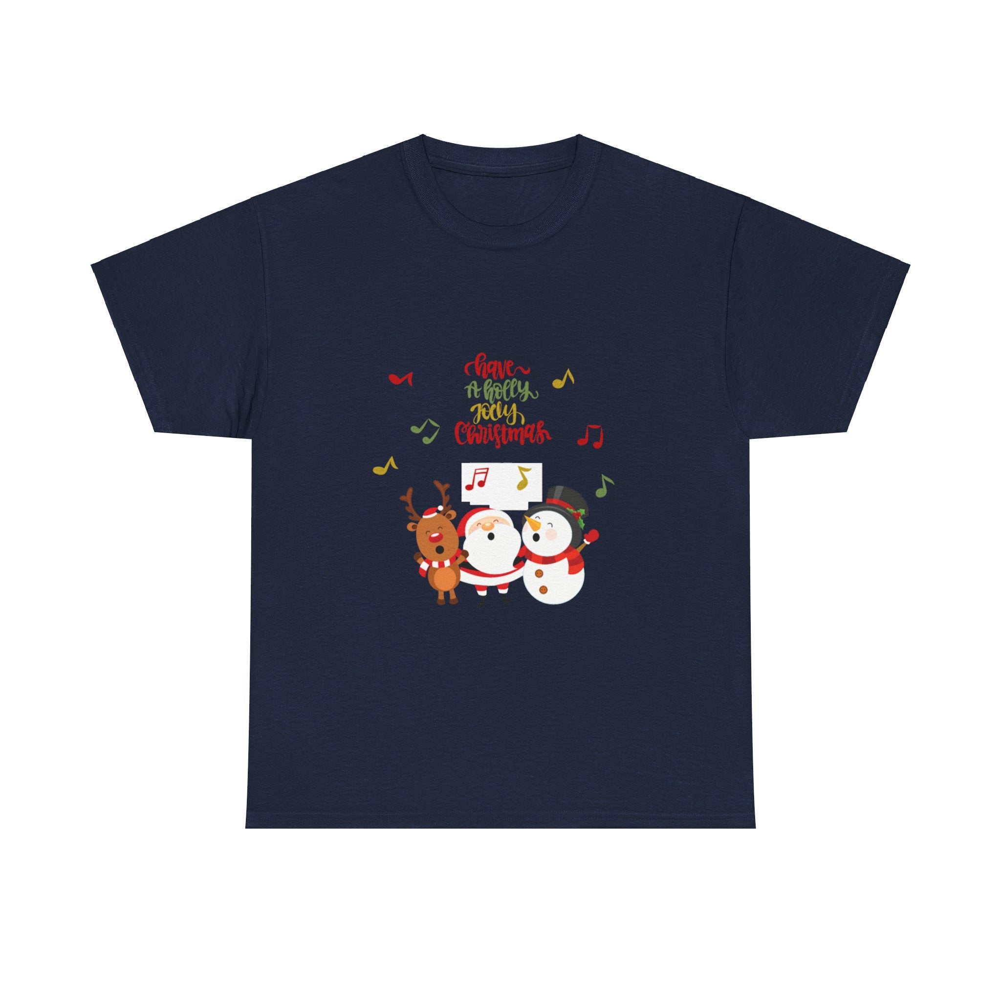 Have A Holly Jolly Christmas Unisex Heavy Cotton Tee
