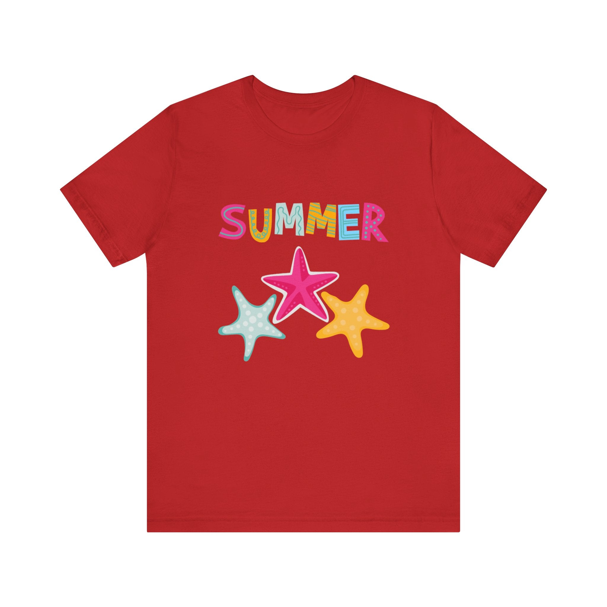 Summer Starfish Unisex Jersey Short Sleeve Tee