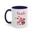 Gnome Valentine's Day Accent Coffee Mug (11, 15oz)