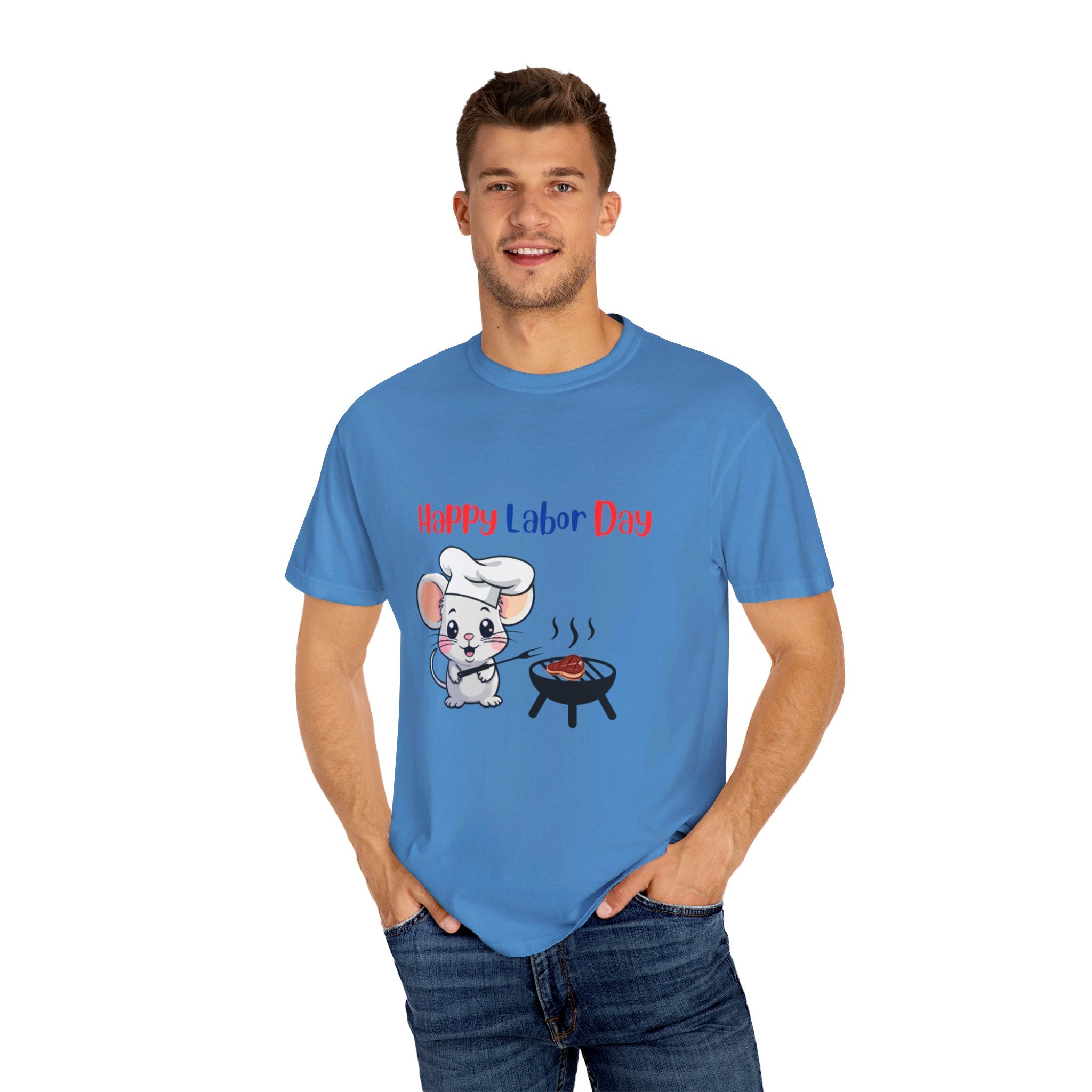 Labor Day Cookout Unisex Garment-Dyed T-shirt