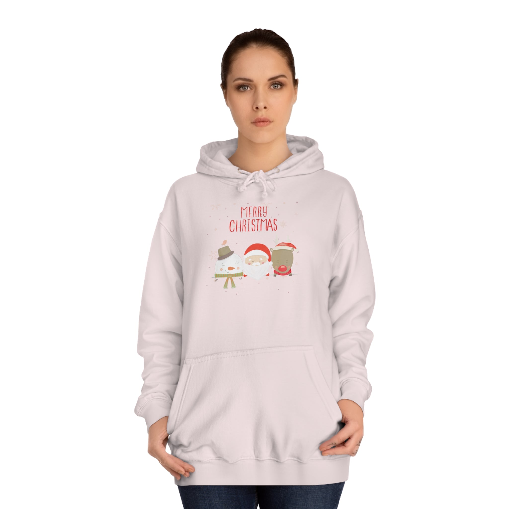 Merry Xmas Crew Unisex College Hoodie