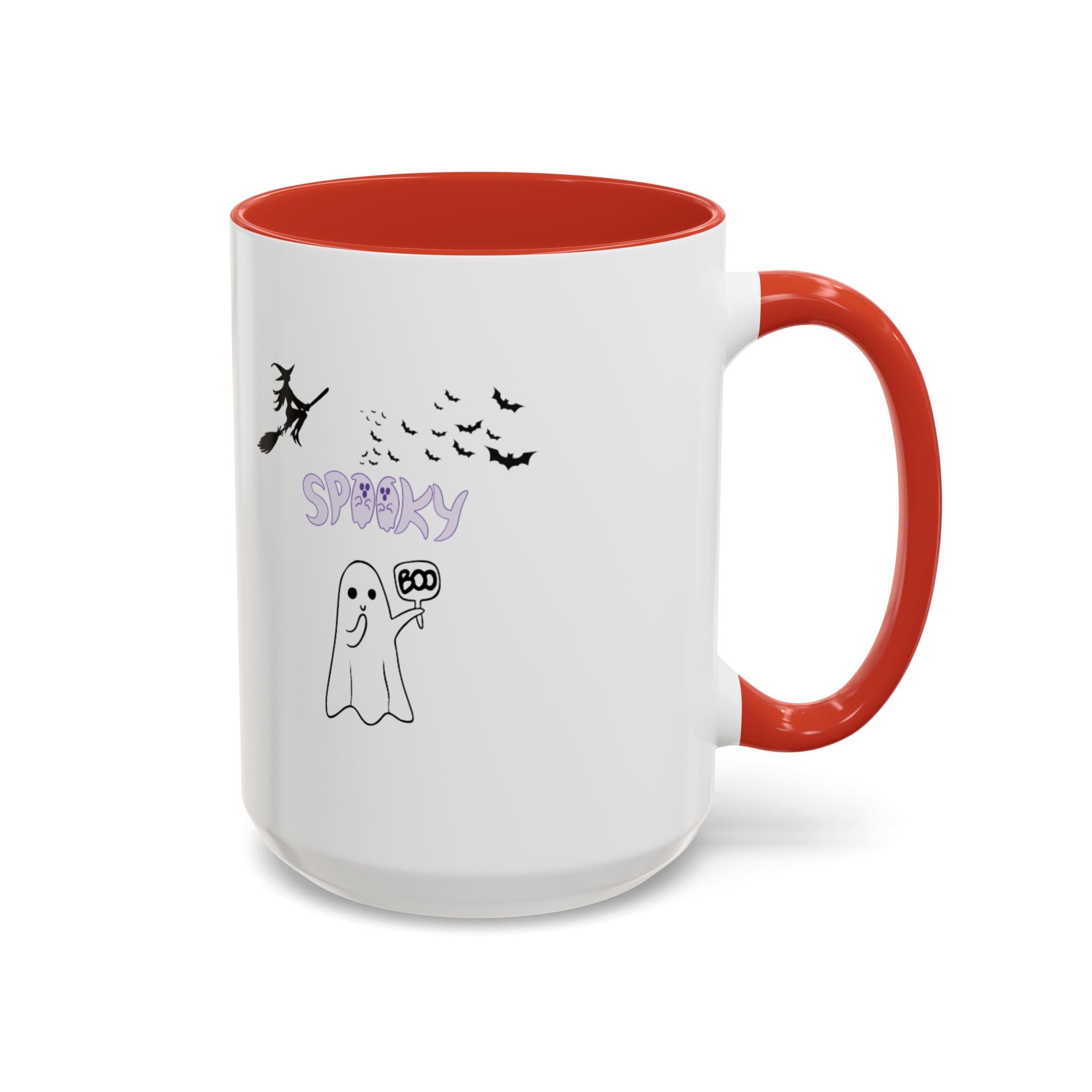 Spooky Boo Accent Coffee Mug (11, 15oz)