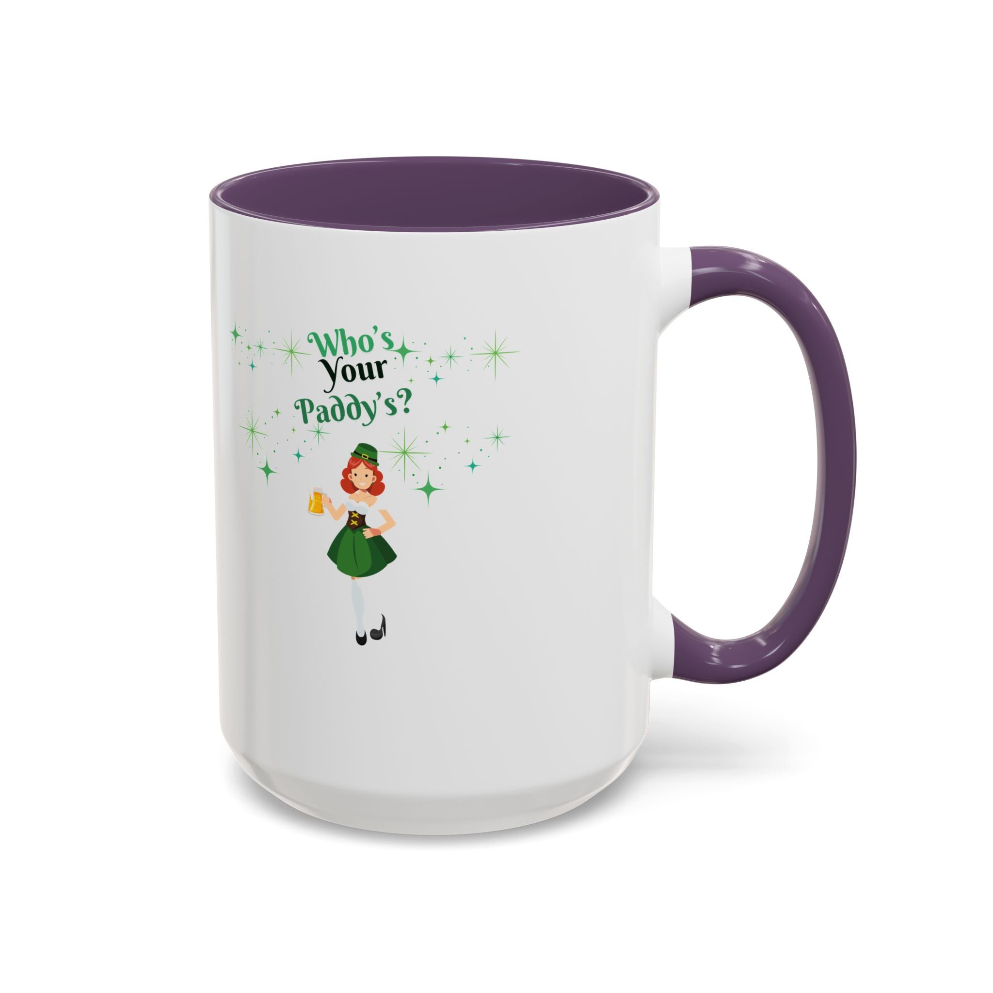 Who's Your Paddy's? Accent Coffee Mug