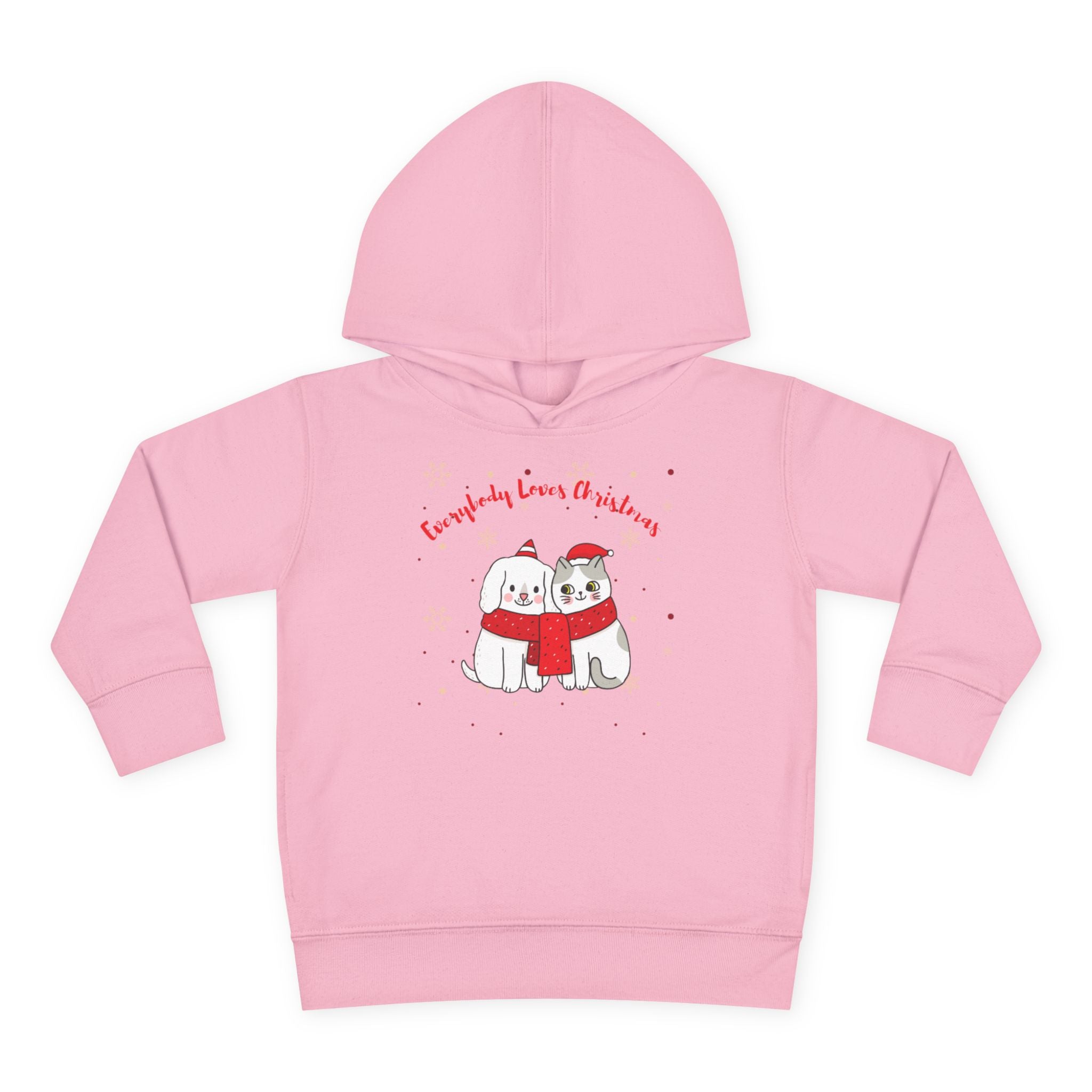 Everybody Loves Christmas Toddler Pullover Fleece Hoodie