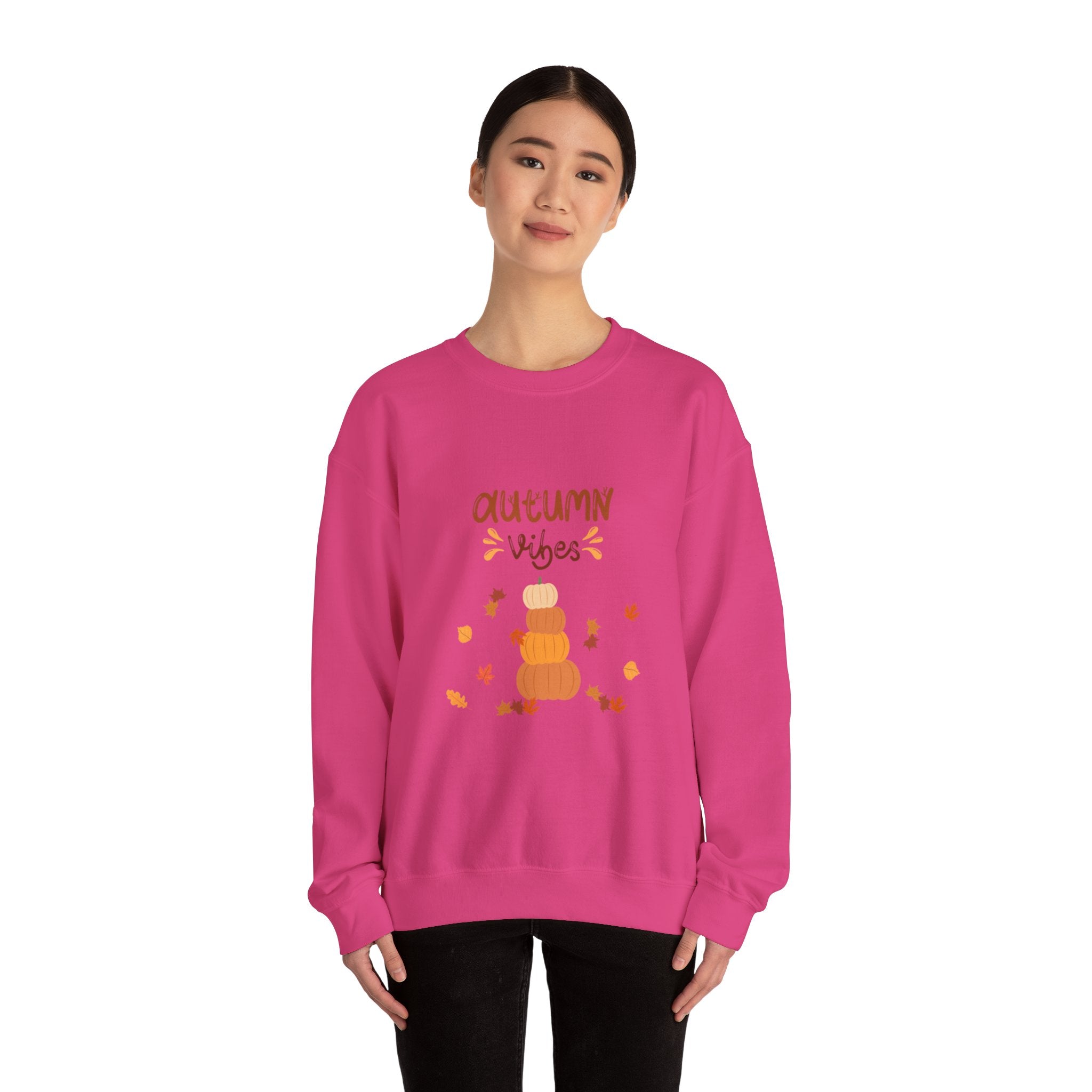 Autumn Vibes Unisex Heavy Blend™ Crewneck Sweatshirt