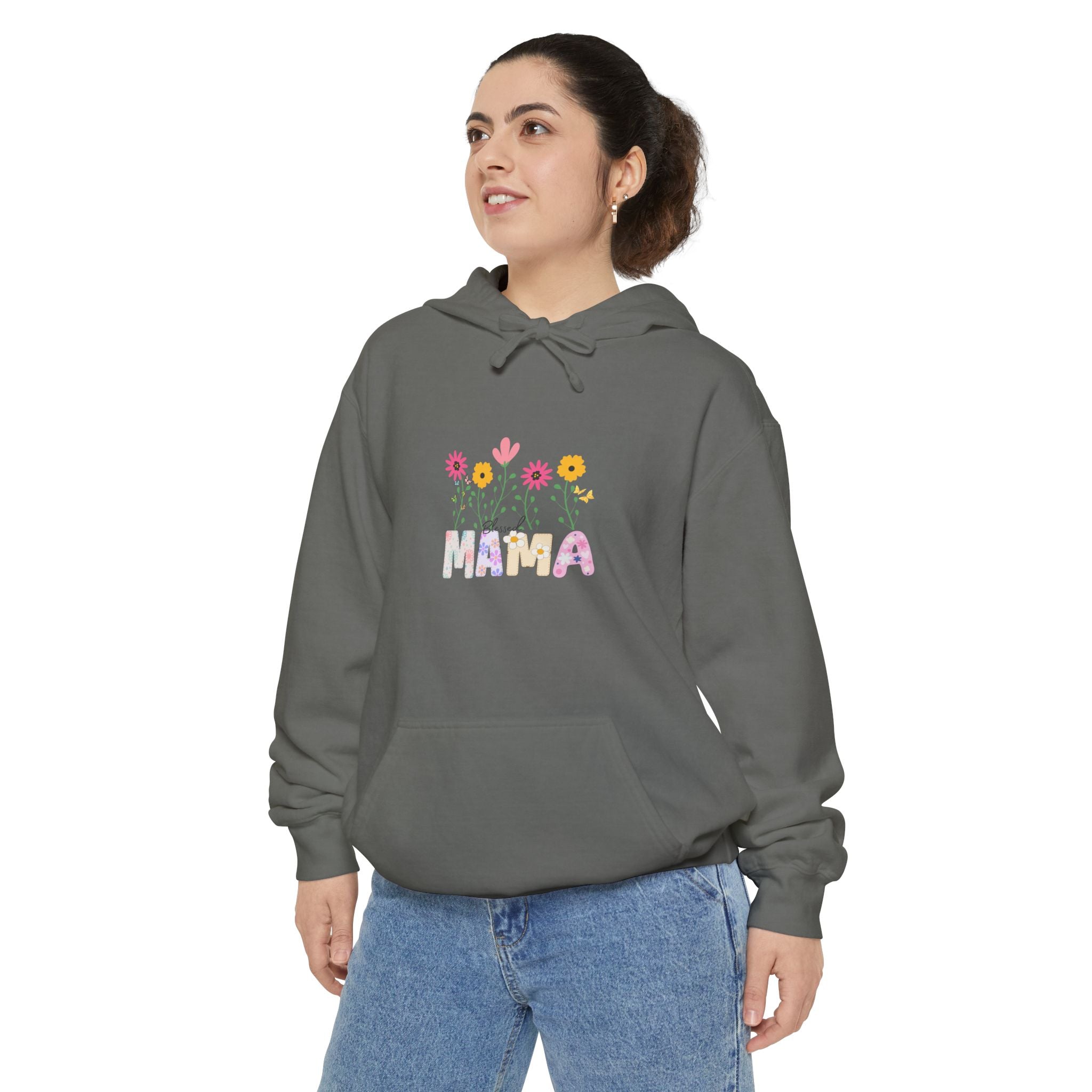 Blessed Mama Unisex Garment-Dyed Pullover