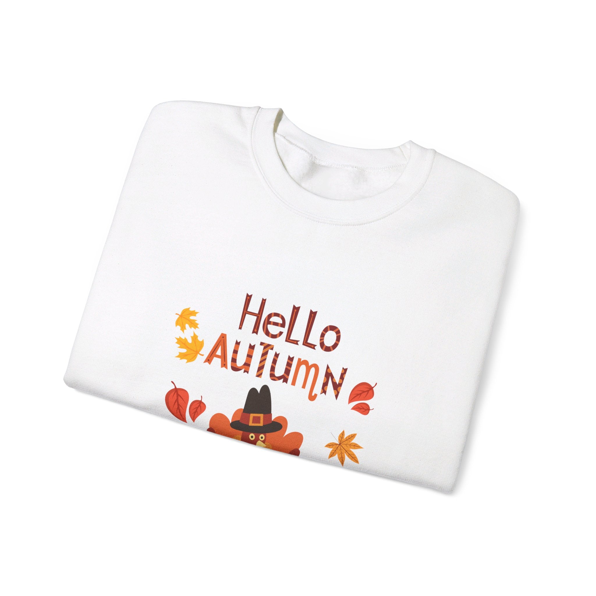 Hello Autumn Unisex Heavy Blend™ Crewneck Sweatshirt