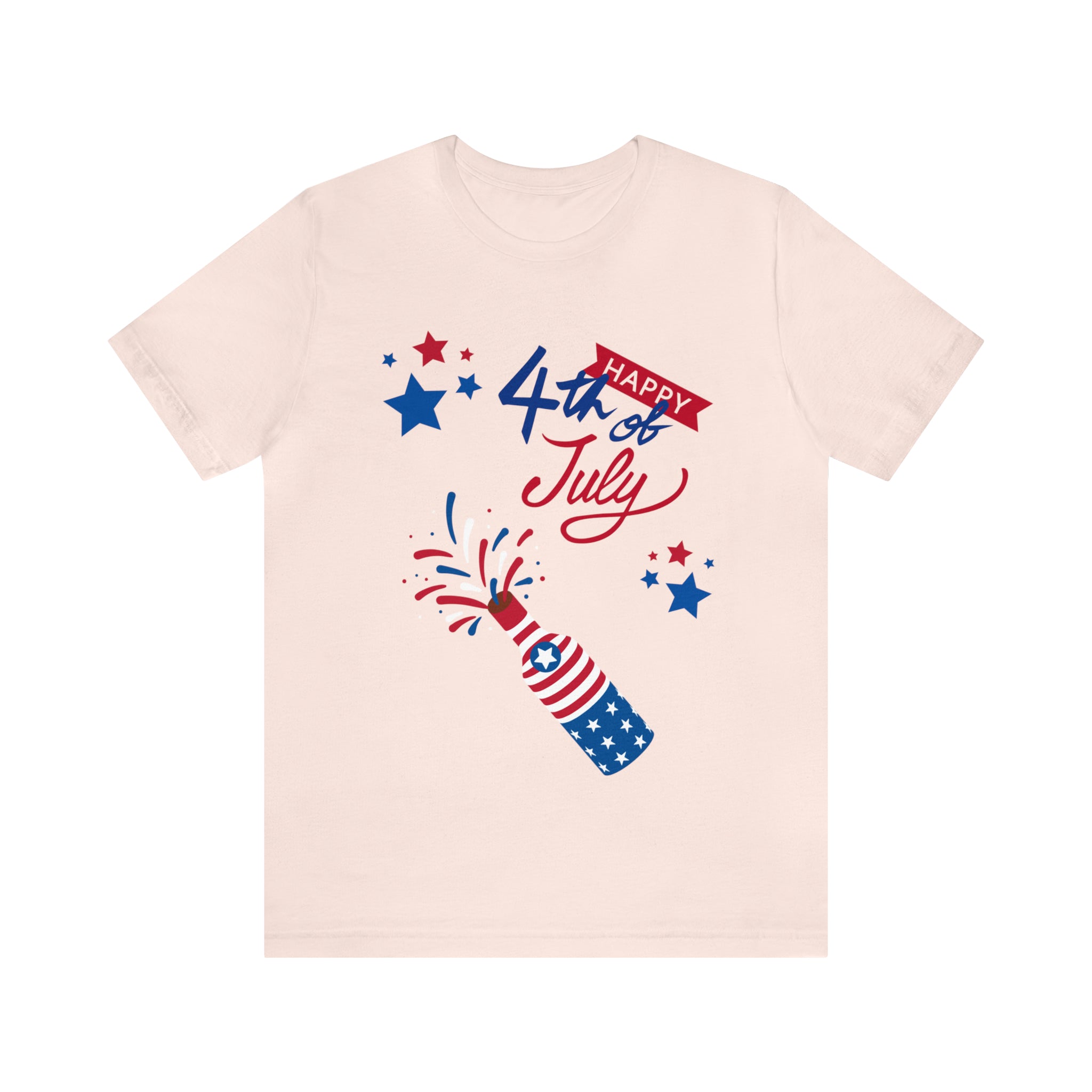 Happy 4th Of July Celebration Unisex Jersey Short Sleeve Tee