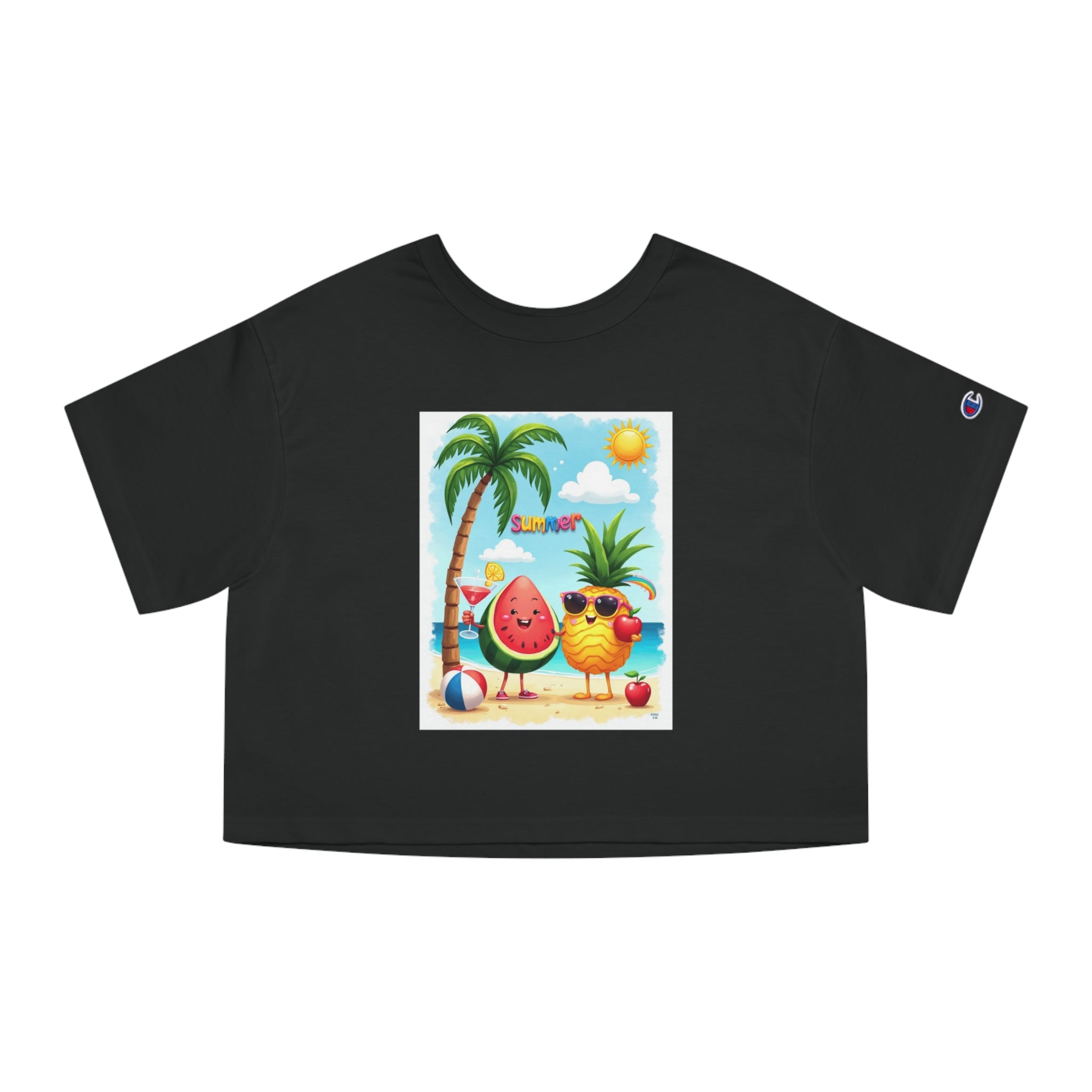 Summer Cool Cropped T-Shirt