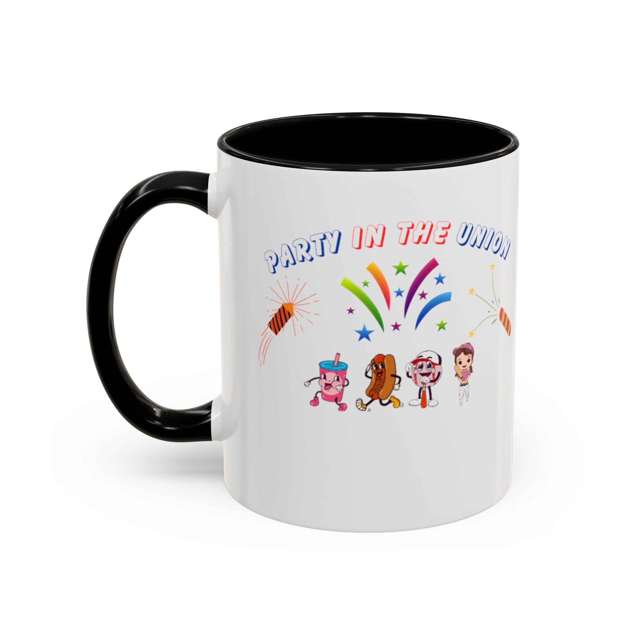 Party In The Union Accent Coffee Mug (11, 15oz)