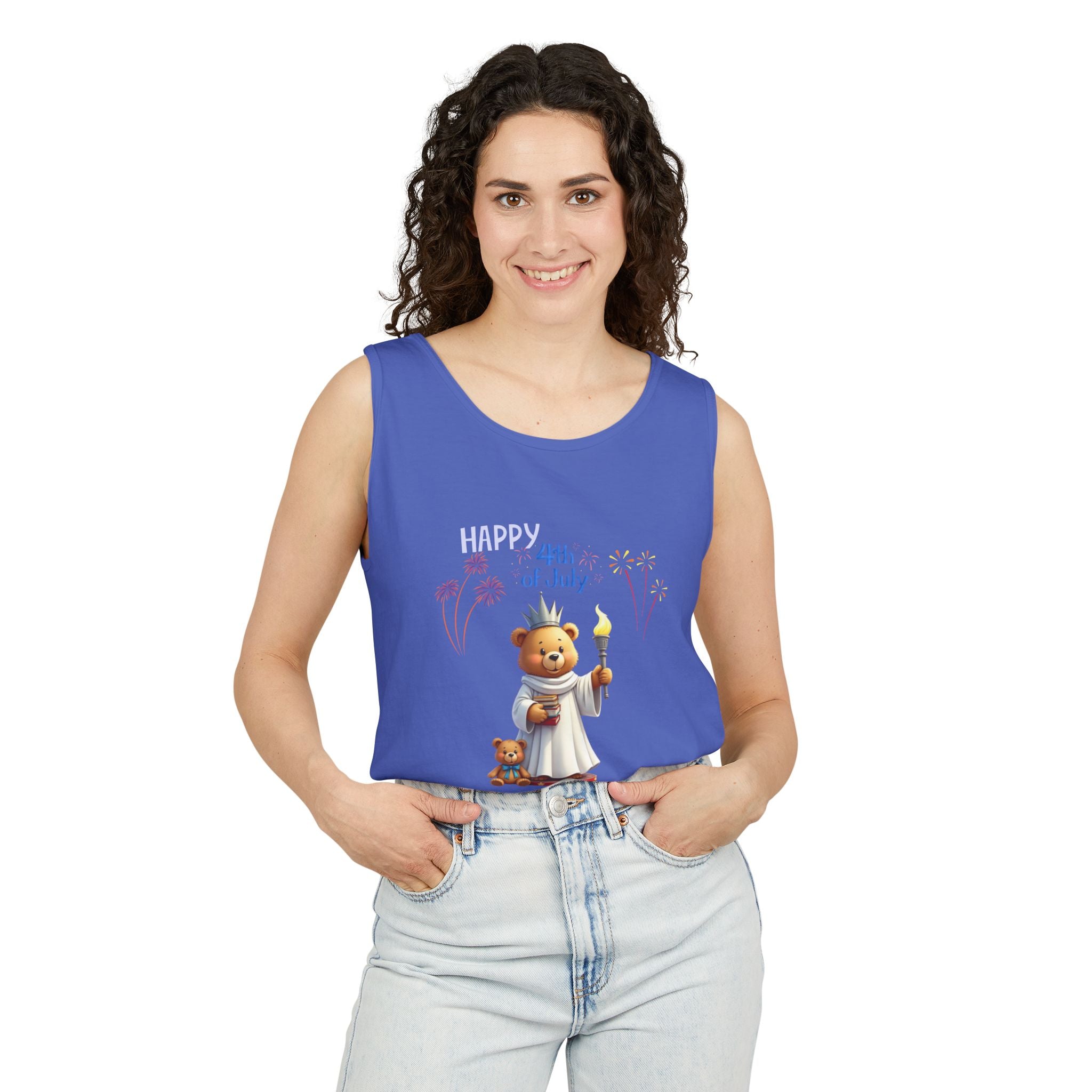 Lady Liberty Unisex Tank Top