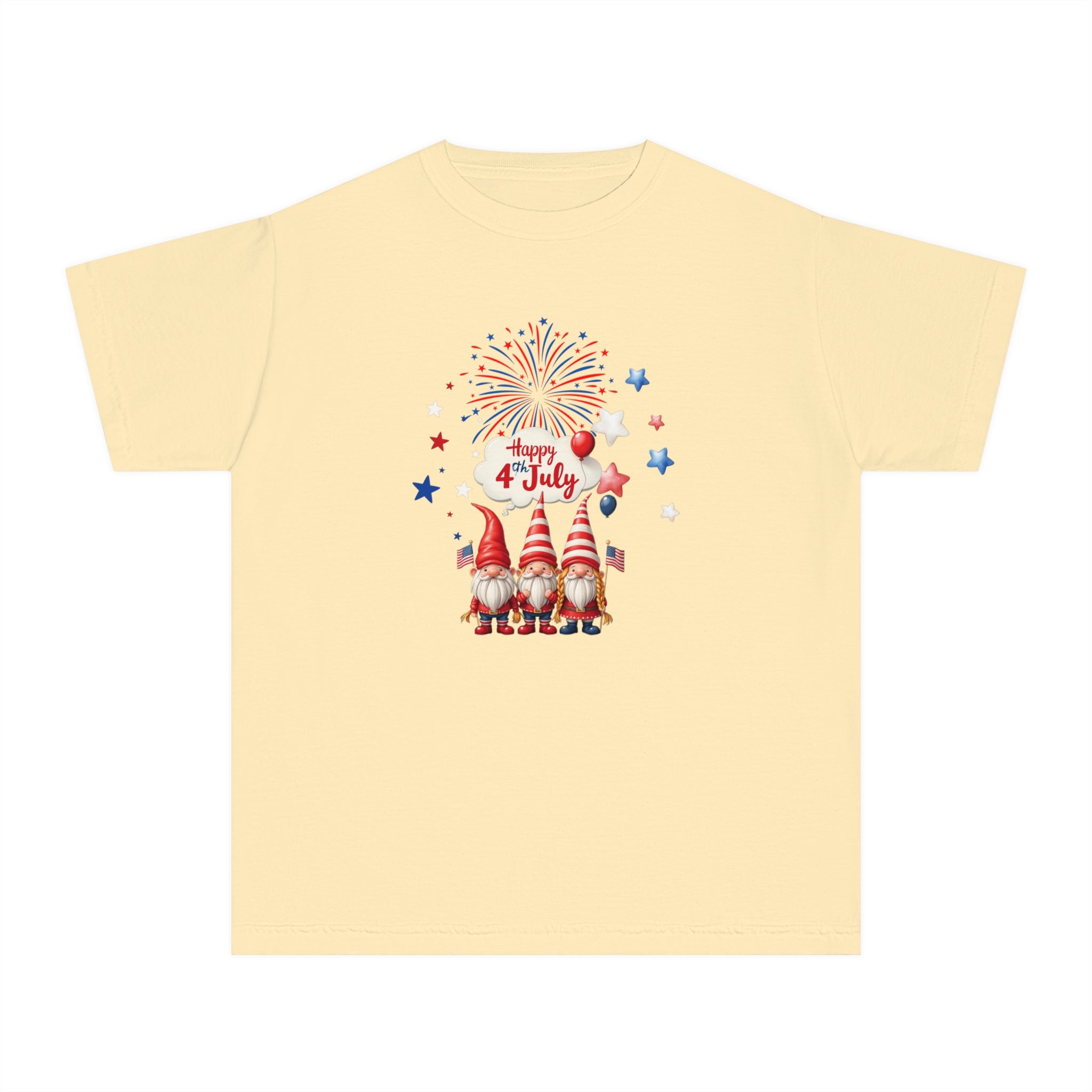 Gnome 4th of July Youth Midweight Tee
