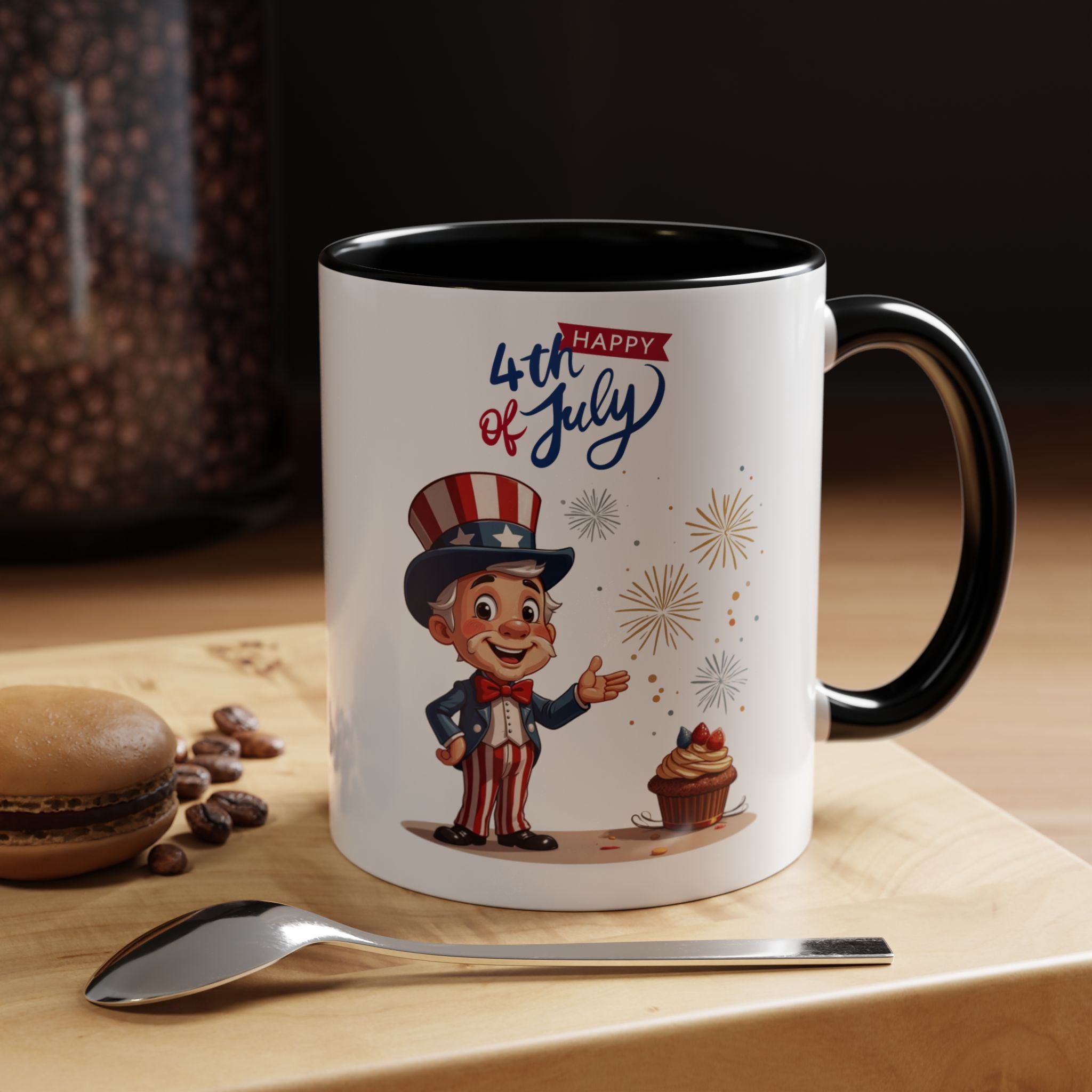 Uncle Sam Happy 4th of July Coffee Mug