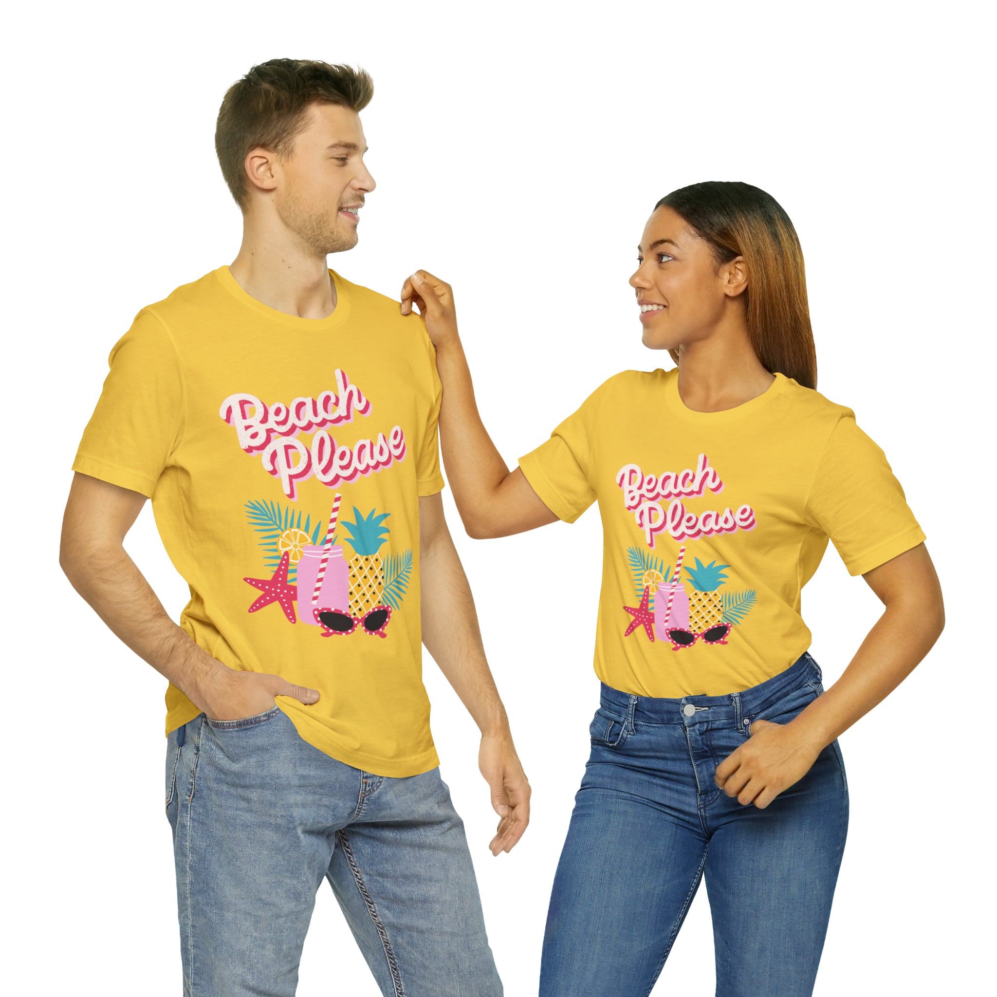 Beach Please Unisex Jersey Short Sleeve Tee