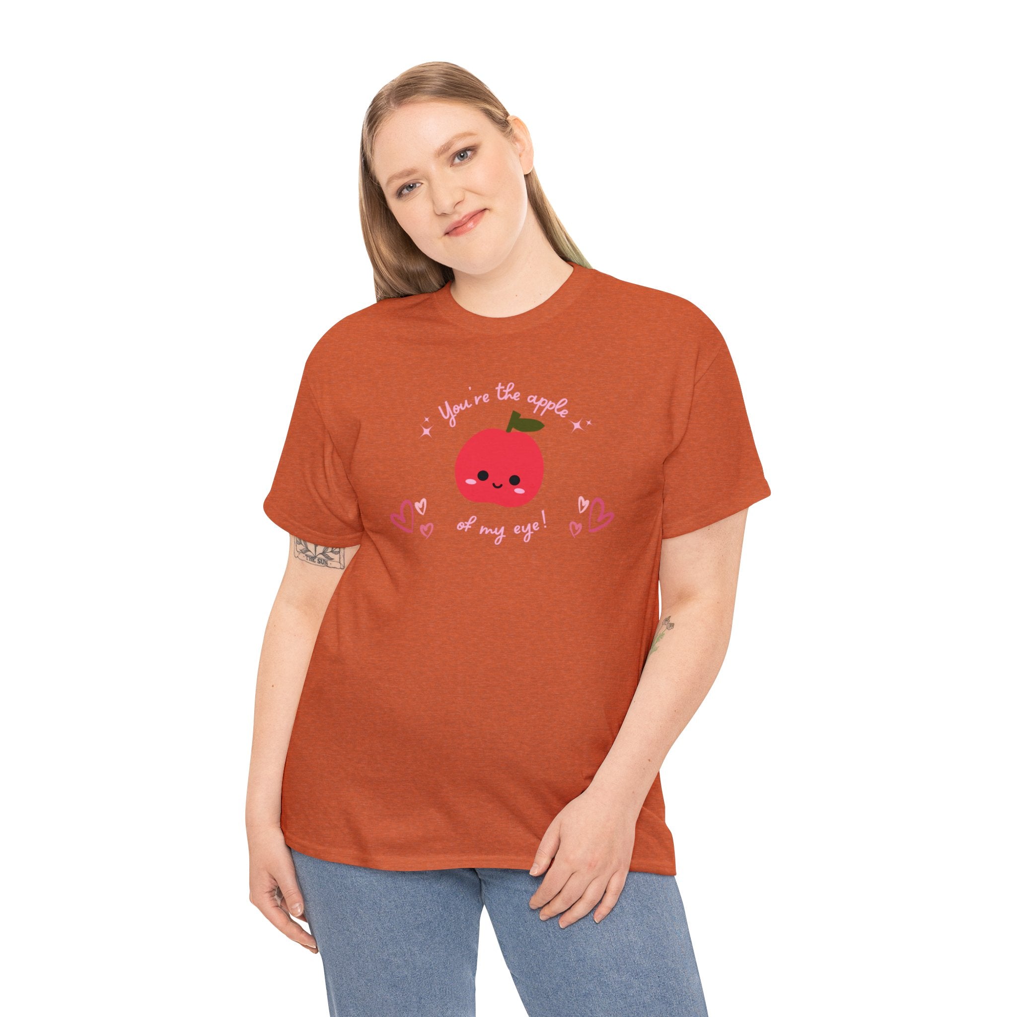 You Are The Apple Of My Eyes Unisex Heavy Cotton Tee