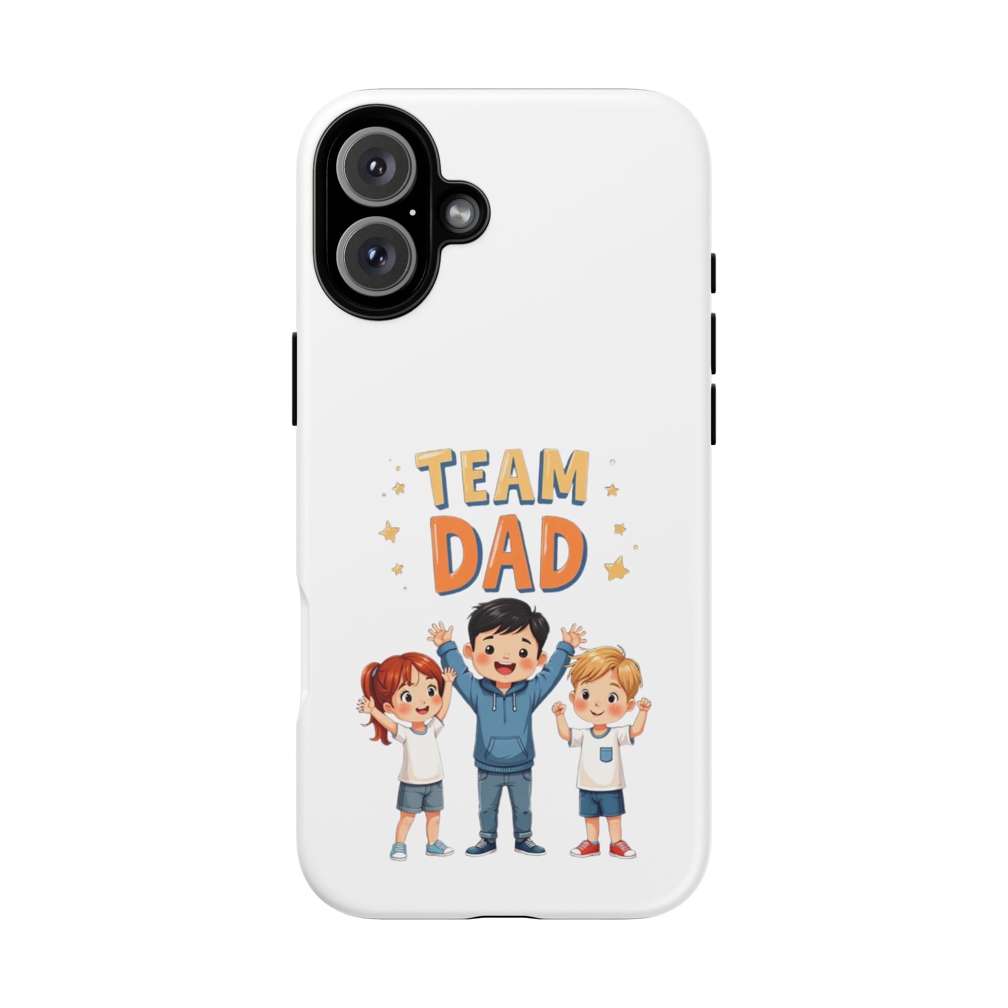 Team Dad Phone Case, Fun Gift for Fathers, Durable Phone Protector, Cute Dad Team Merchandise, Father's Day Special