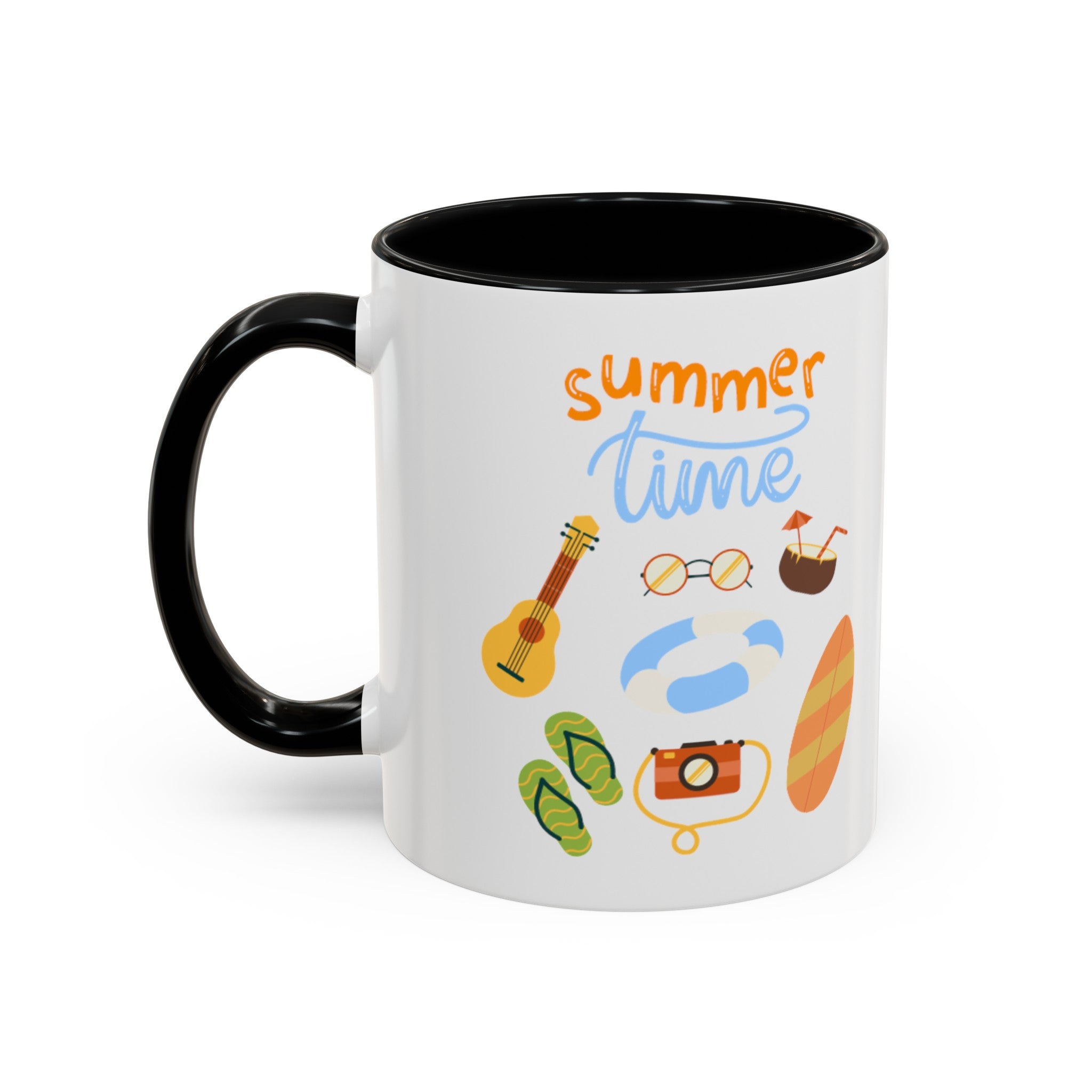 Summertime Fun Accent Coffee Mug (11, 15oz)