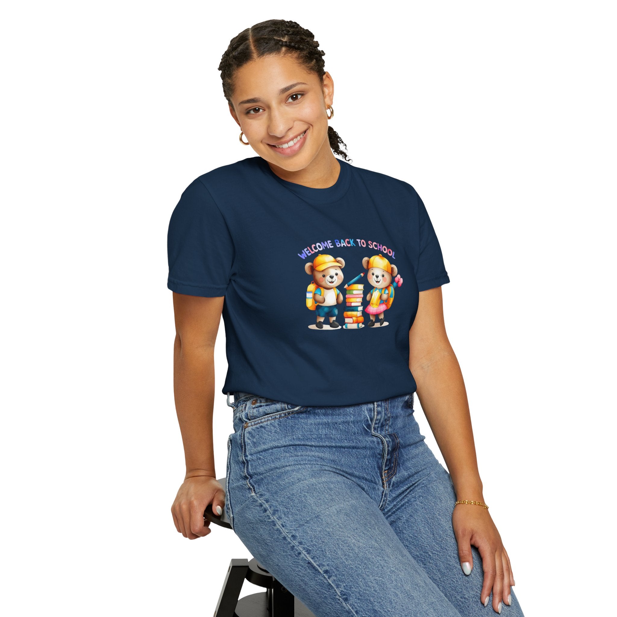 Welcome Back to School Unisex Garment-Dyed T-Shirt
