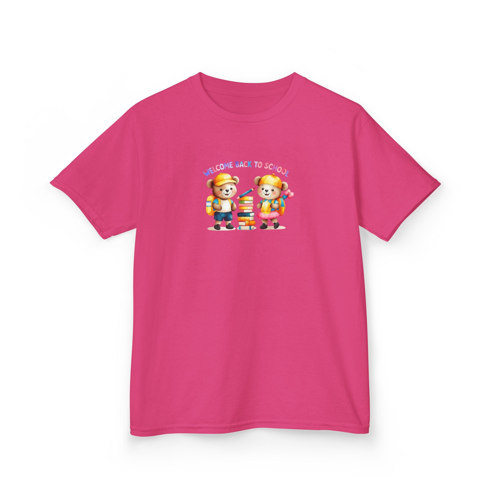 Welcome Back to School Kids Heavy Cotton Tee