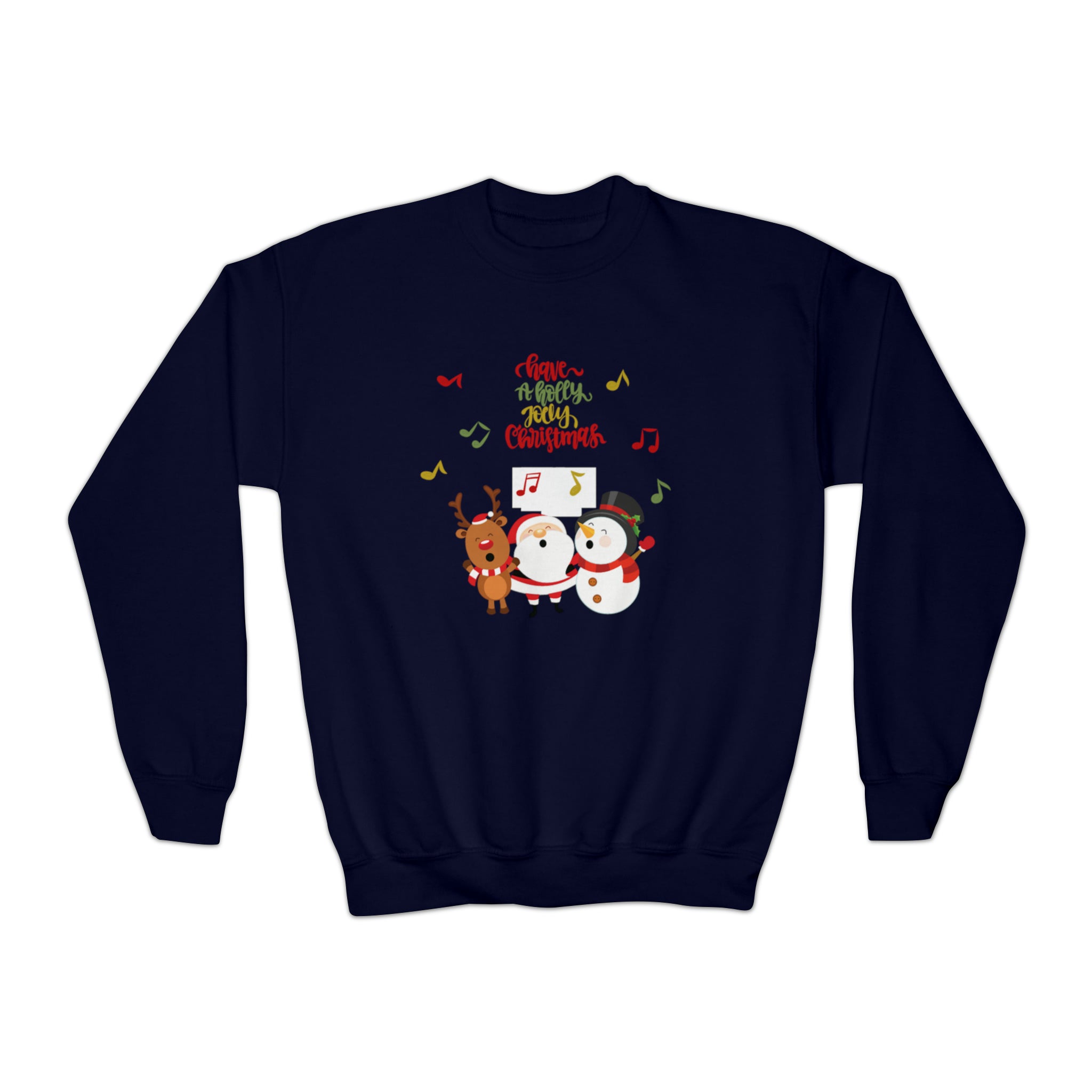 Have A Holly Jolly Christmas Youth Crewneck Sweatshirt
