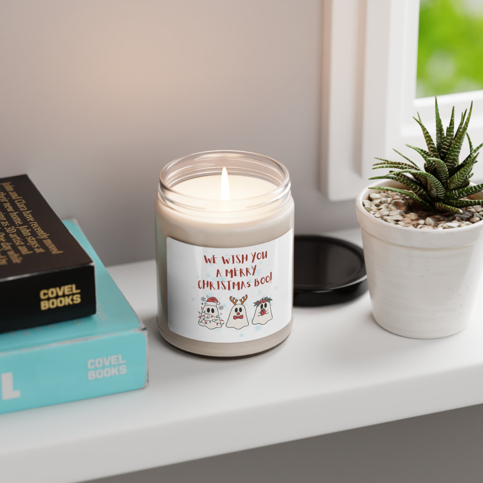 We Wish You A Merry Christmas Boo Scented Soy Candle, 9oz