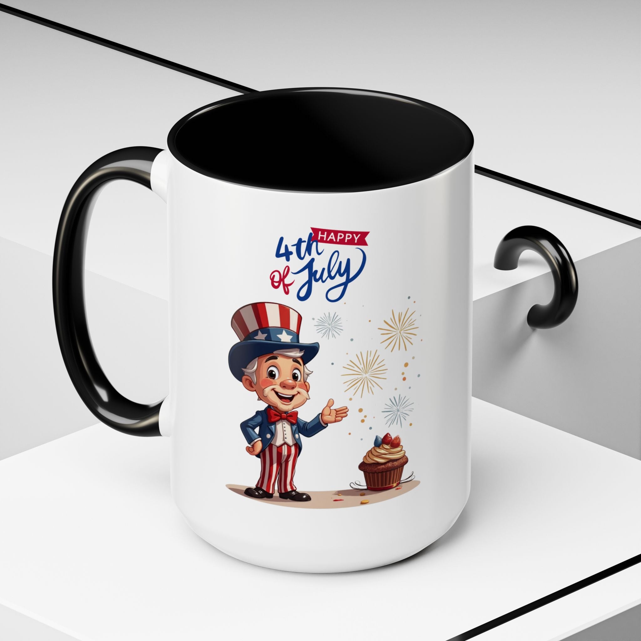 Uncle Sam Happy 4th of July Coffee Mug