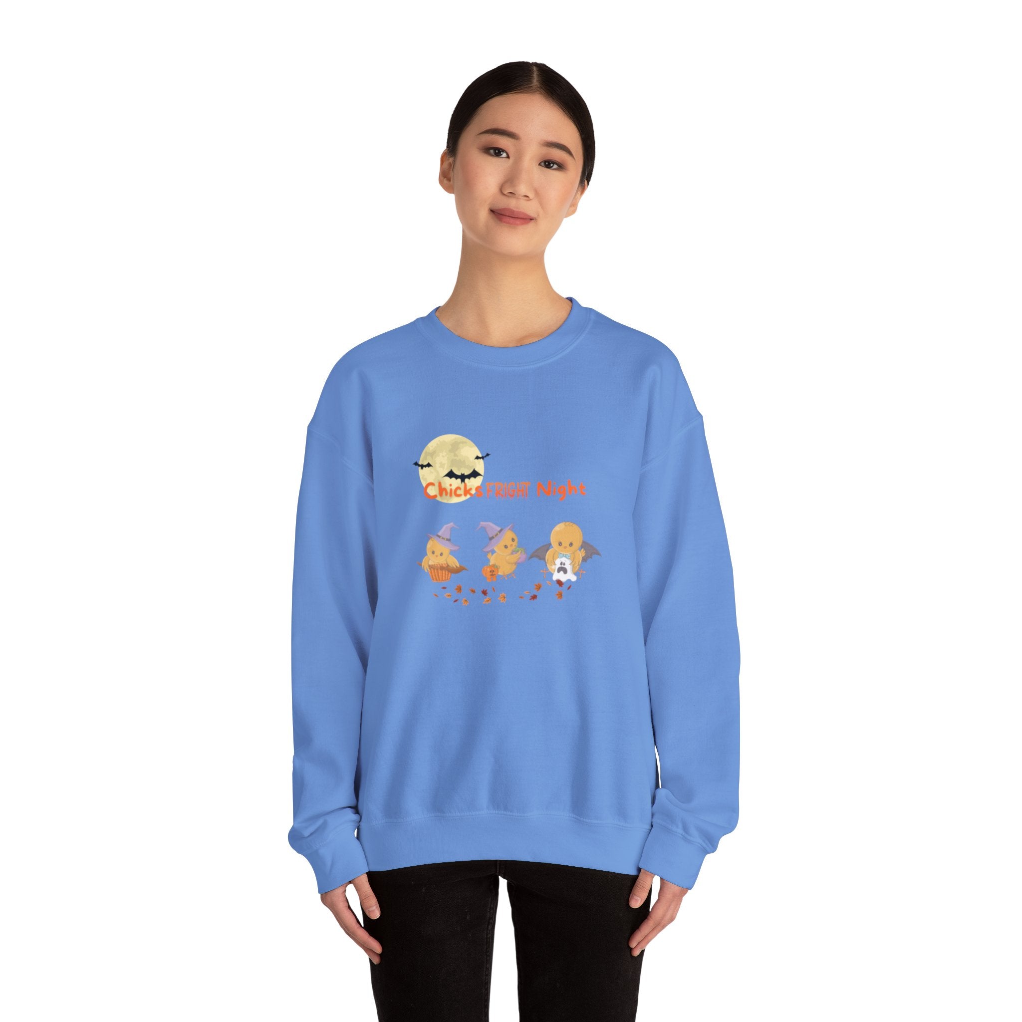 Chicks Fright Night Unisex Heavy Blend™ Crewneck Sweatshirt