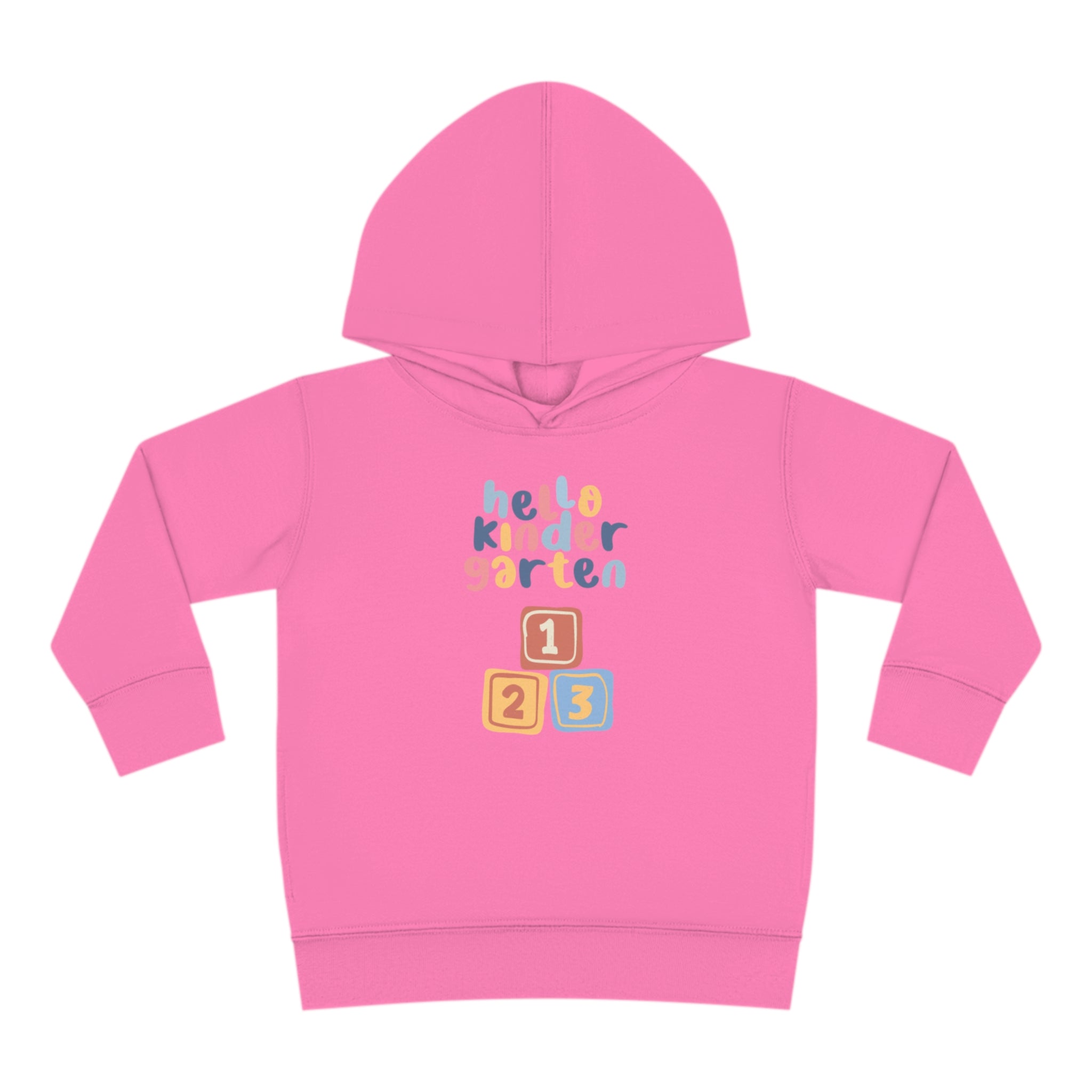 Hello Kindergarten Toddler Pullover Fleece Hoodie